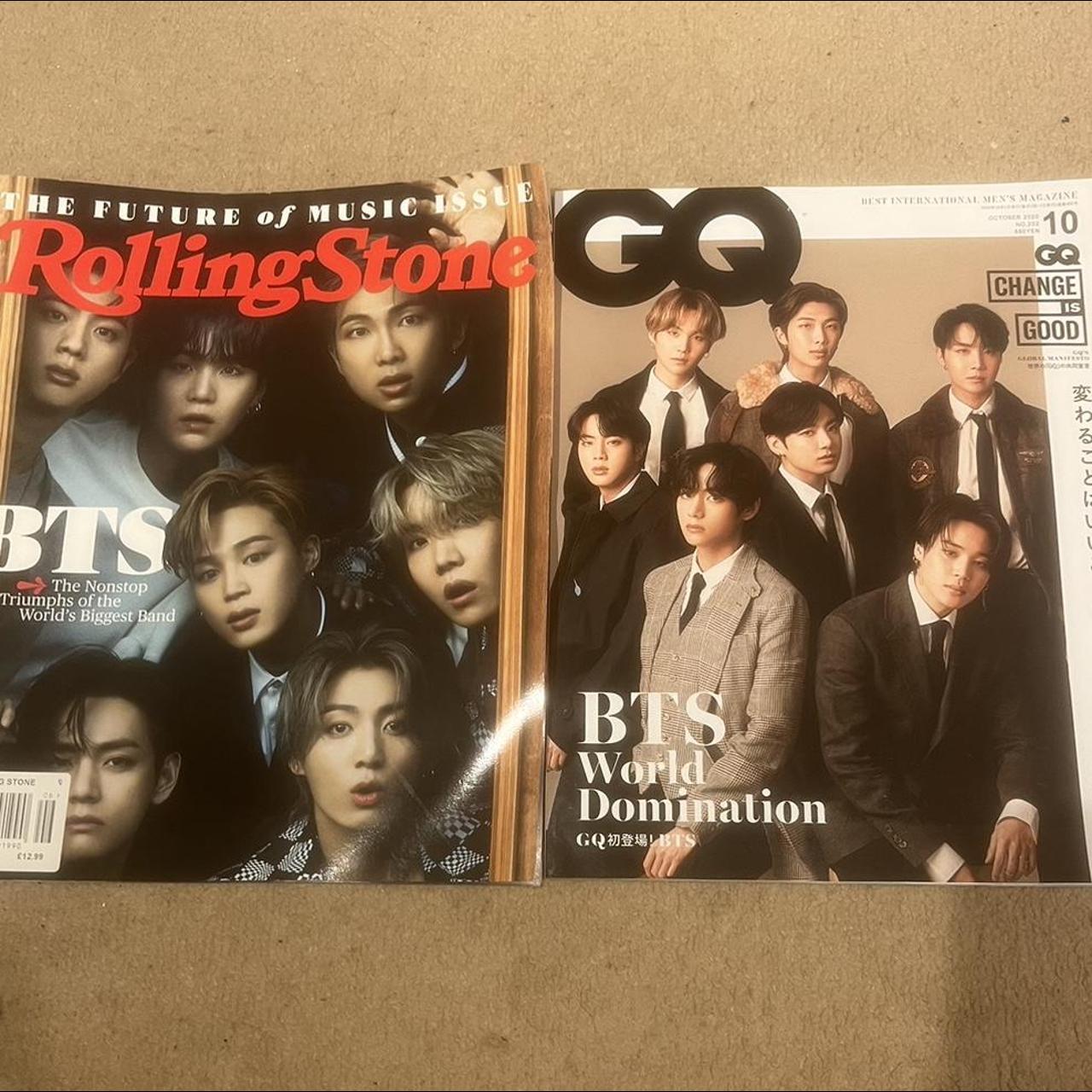 BTS Rolingstone GQ Magazines Availability Let me... - Depop