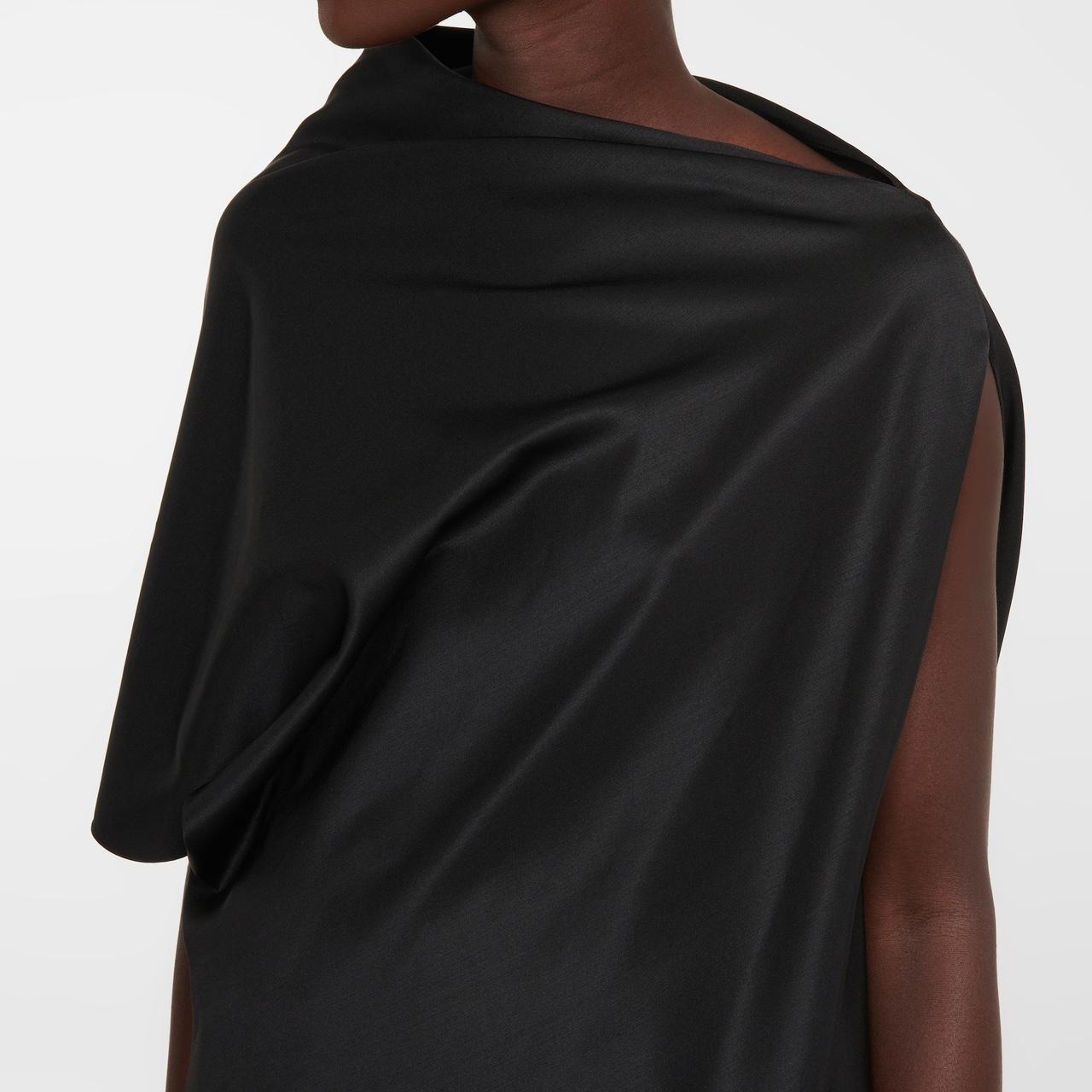 The Row Kasper Top. Draped asymmetrical top in silk Depop