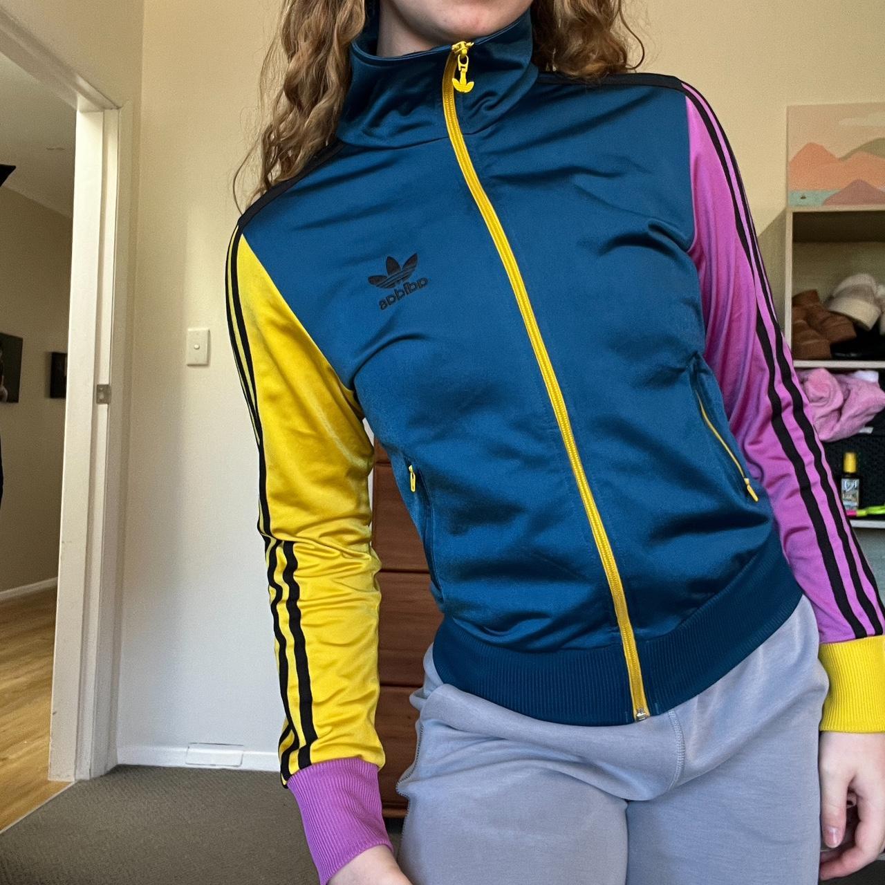 Depop Old School Adidas Sweater Super Cool Vintage Adidas Track Jacket