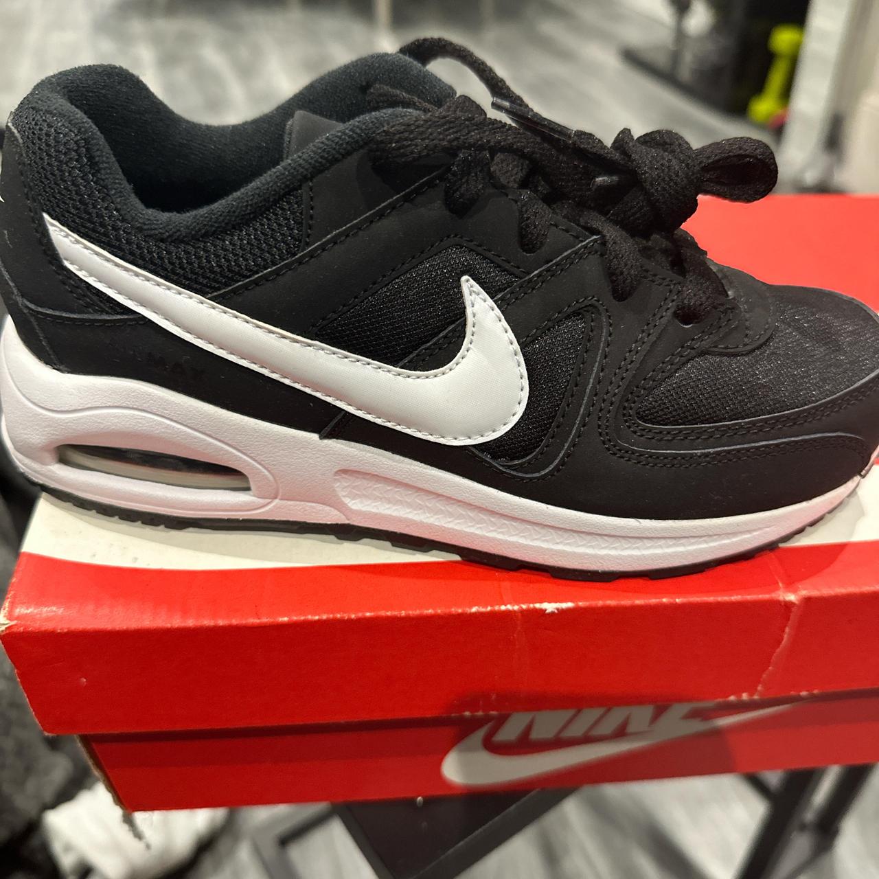 Nike Air Max COMMAND FLEX PS 3Y. Black White. Depop