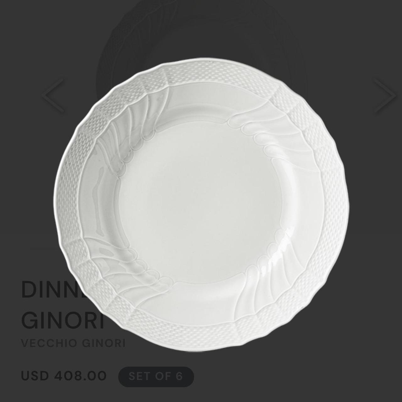 Ginori 1735 White Dinnerware (3)