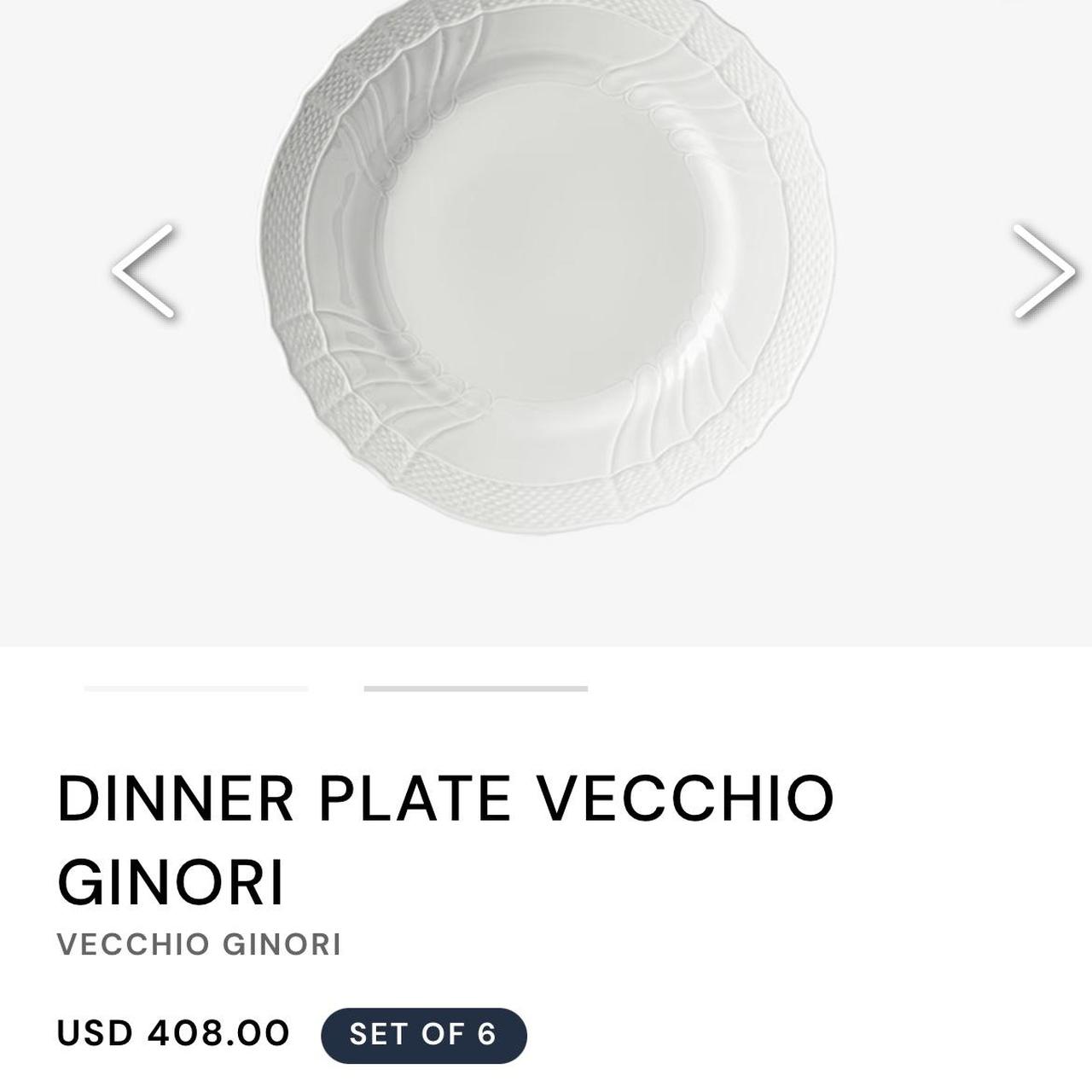 Ginori 1735 White Dinnerware (4)