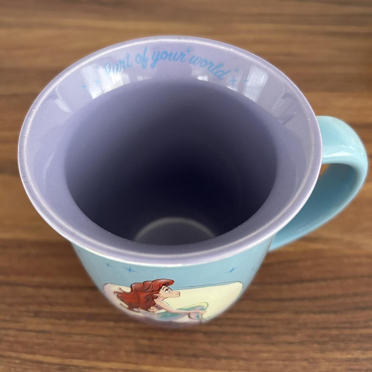 Little Mermaid Ariel & Flounder Mug Cup Cute Disney Store Japan –