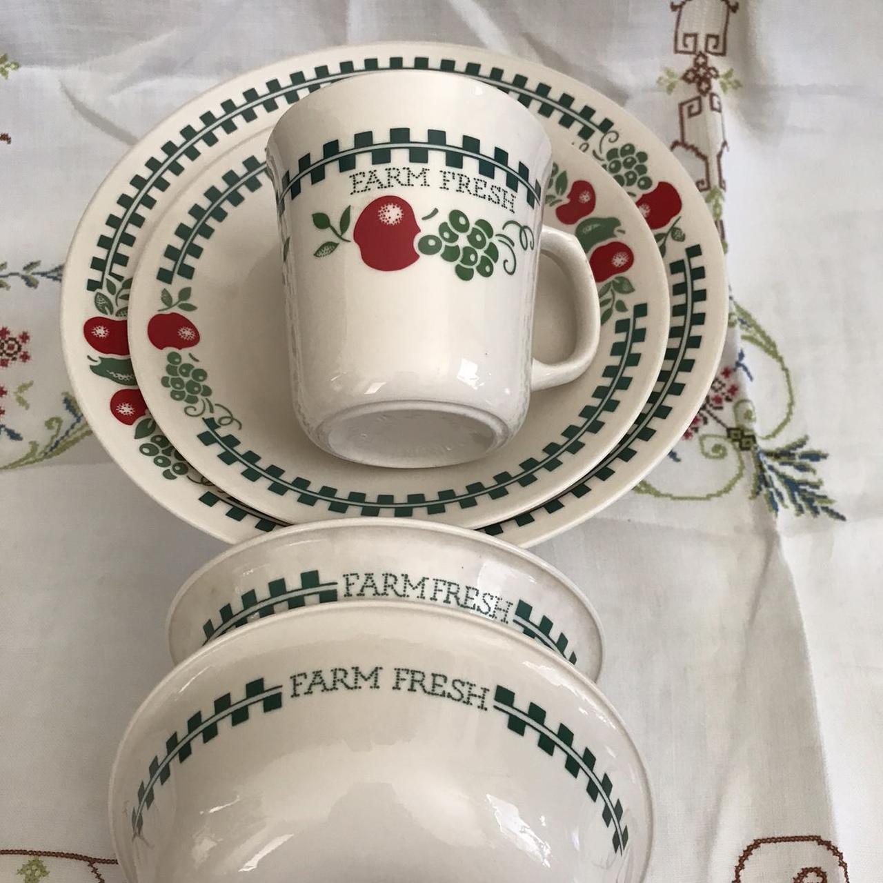 Vintage Corelle Farm Fresh piece dinner Depop
