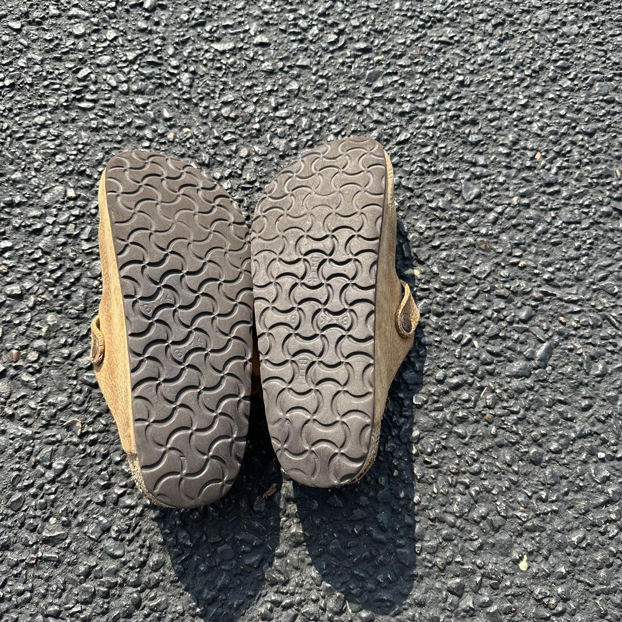 Birkenstock Men's Tan Slides | Depop