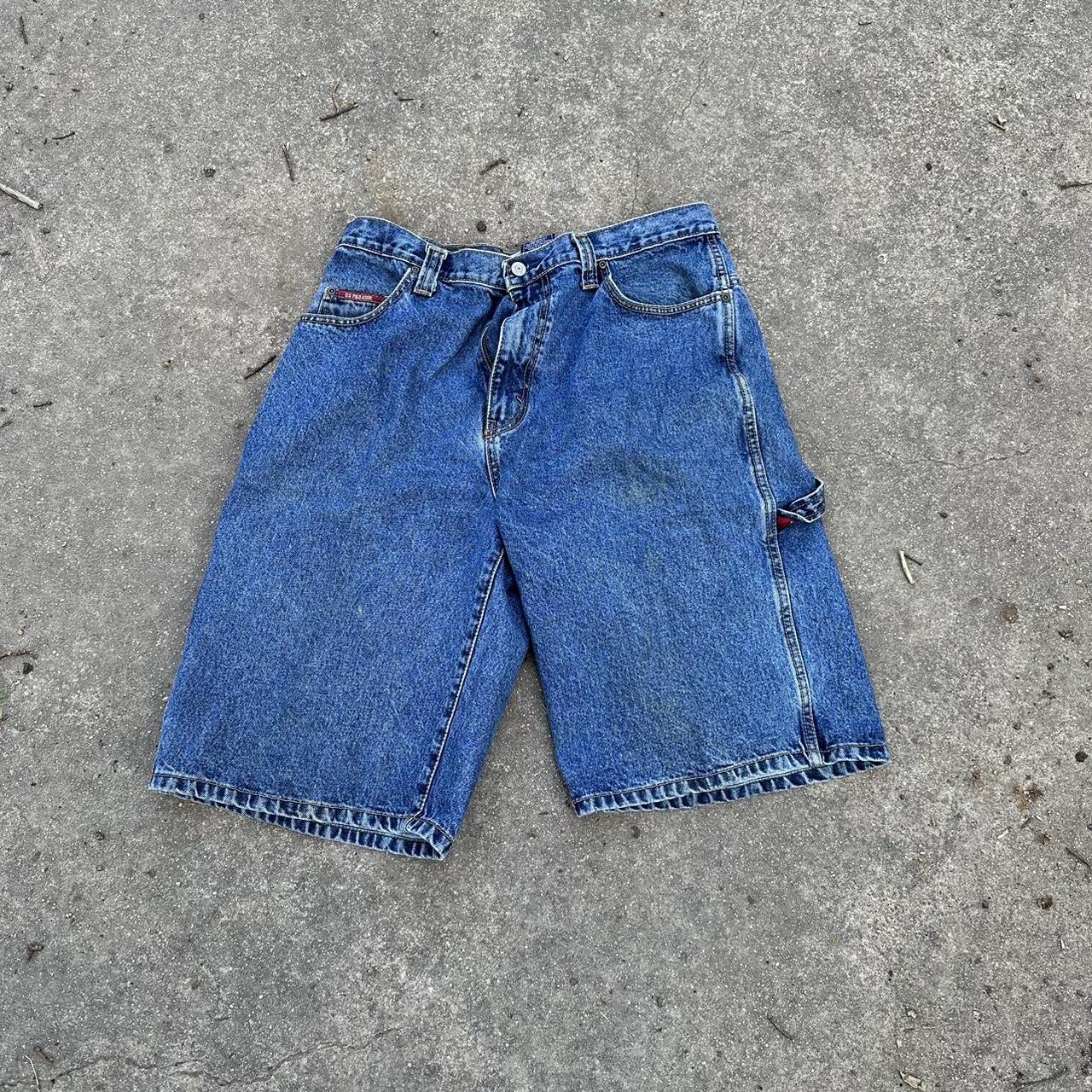 Vintage Men’s Baggy Skater Polo Jorts Size... - Depop