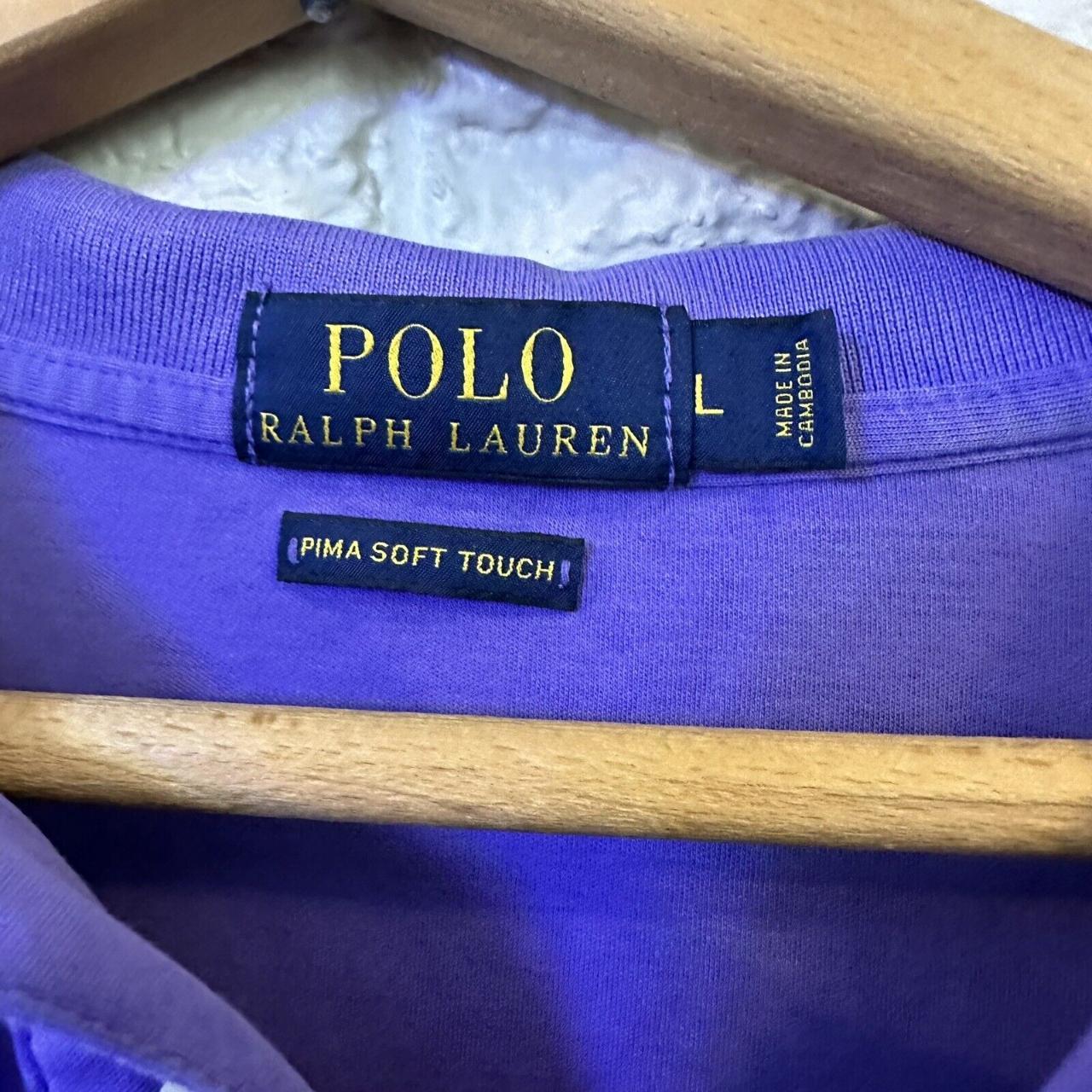 Polo Rlaph Lauren Mens Size L Pima Soft Touch Polo... - Depop