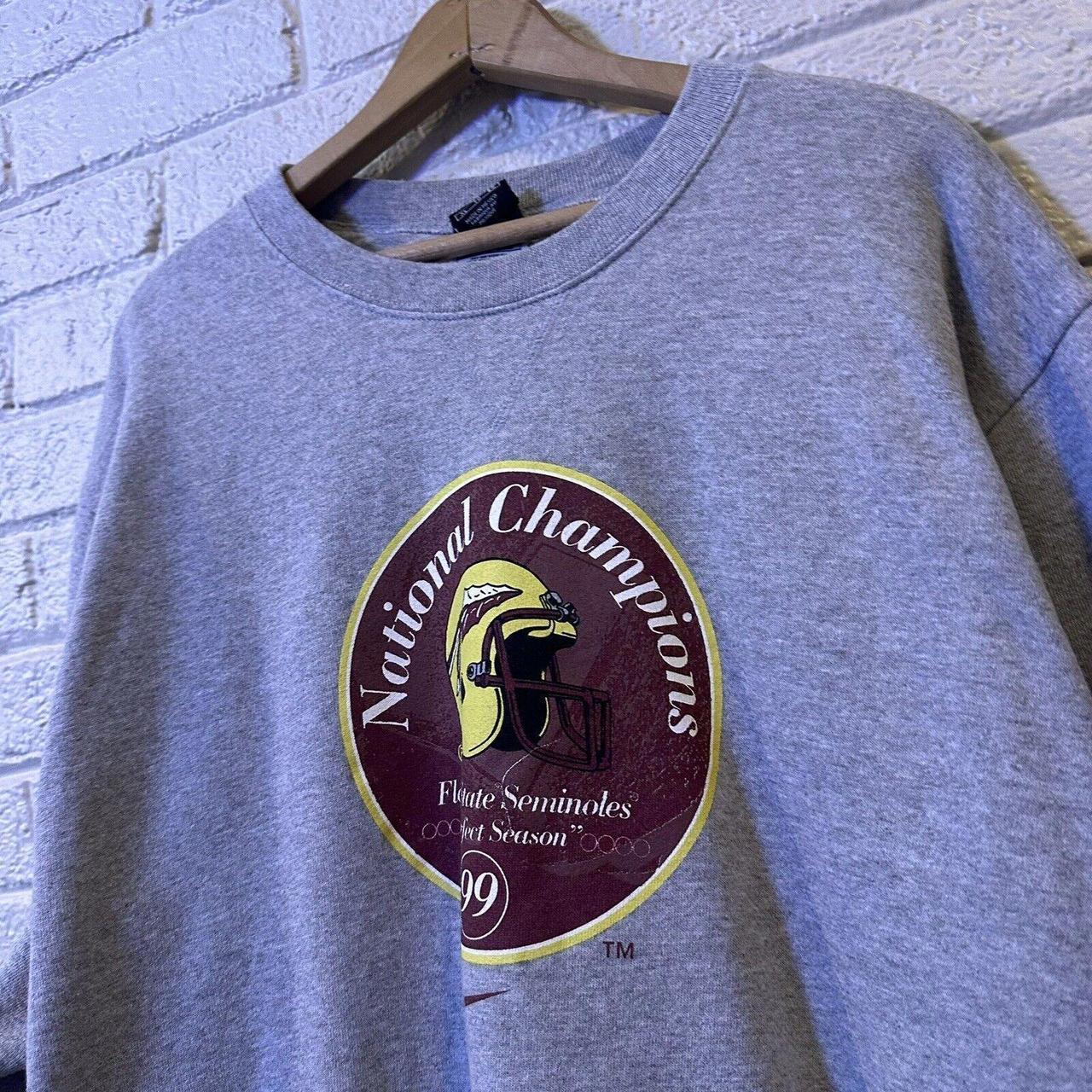 Vtg FSU Crewneck Sweatshirt Florida State Seminoles... - Depop