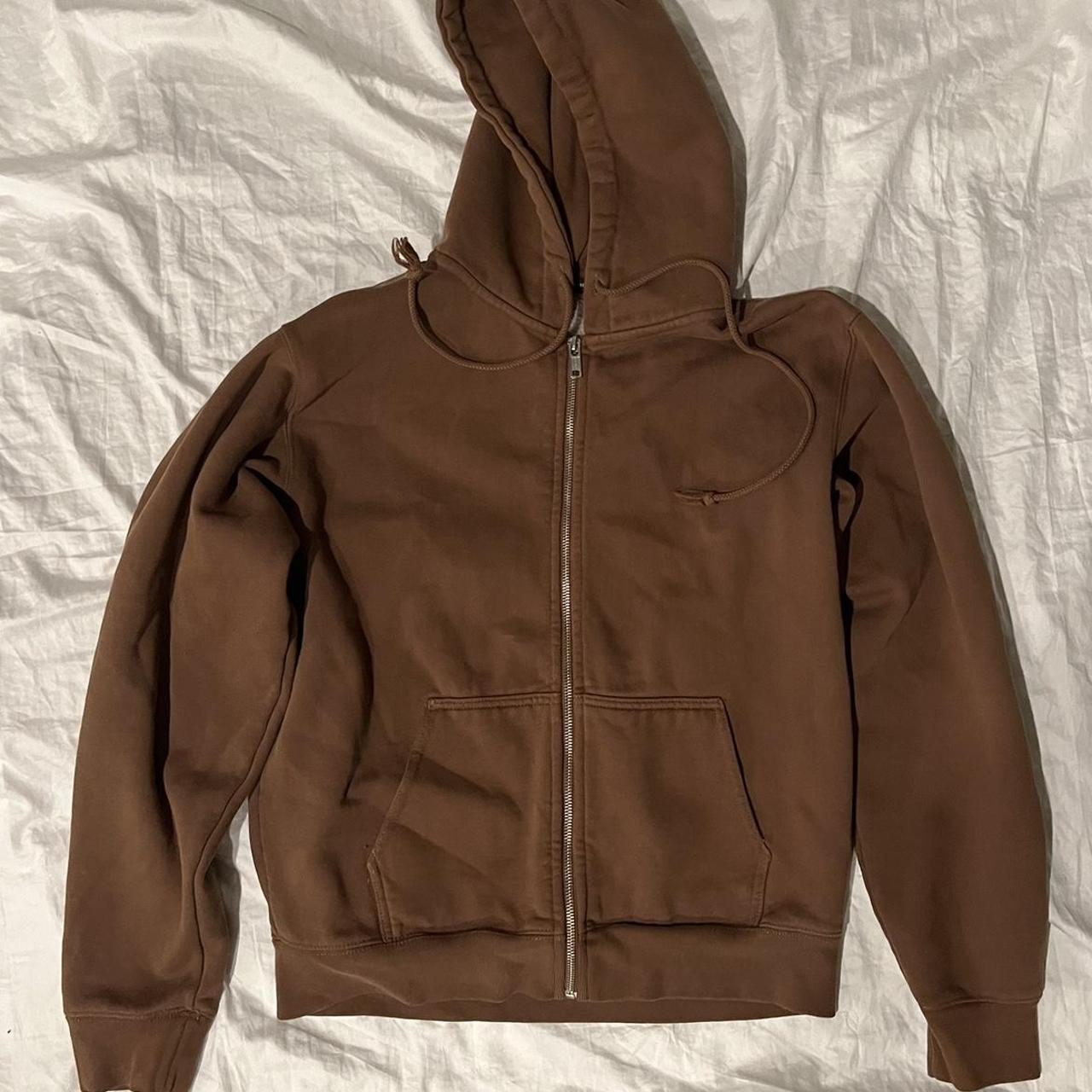 Brandy Melville Women's Brown Hoodie | Depop