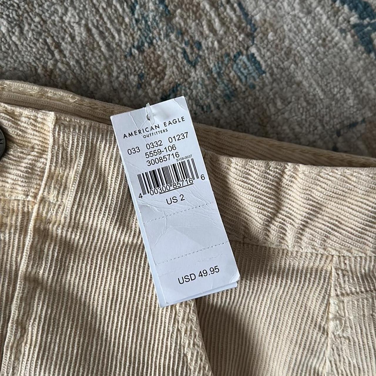 American eagle super stretch tan corduroy shorts - Depop