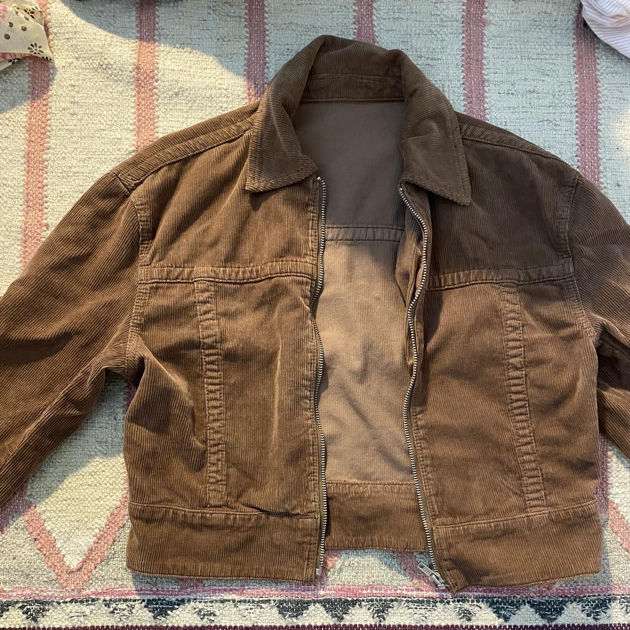 super cute cord brandy jacket! i rly like it but... Depop