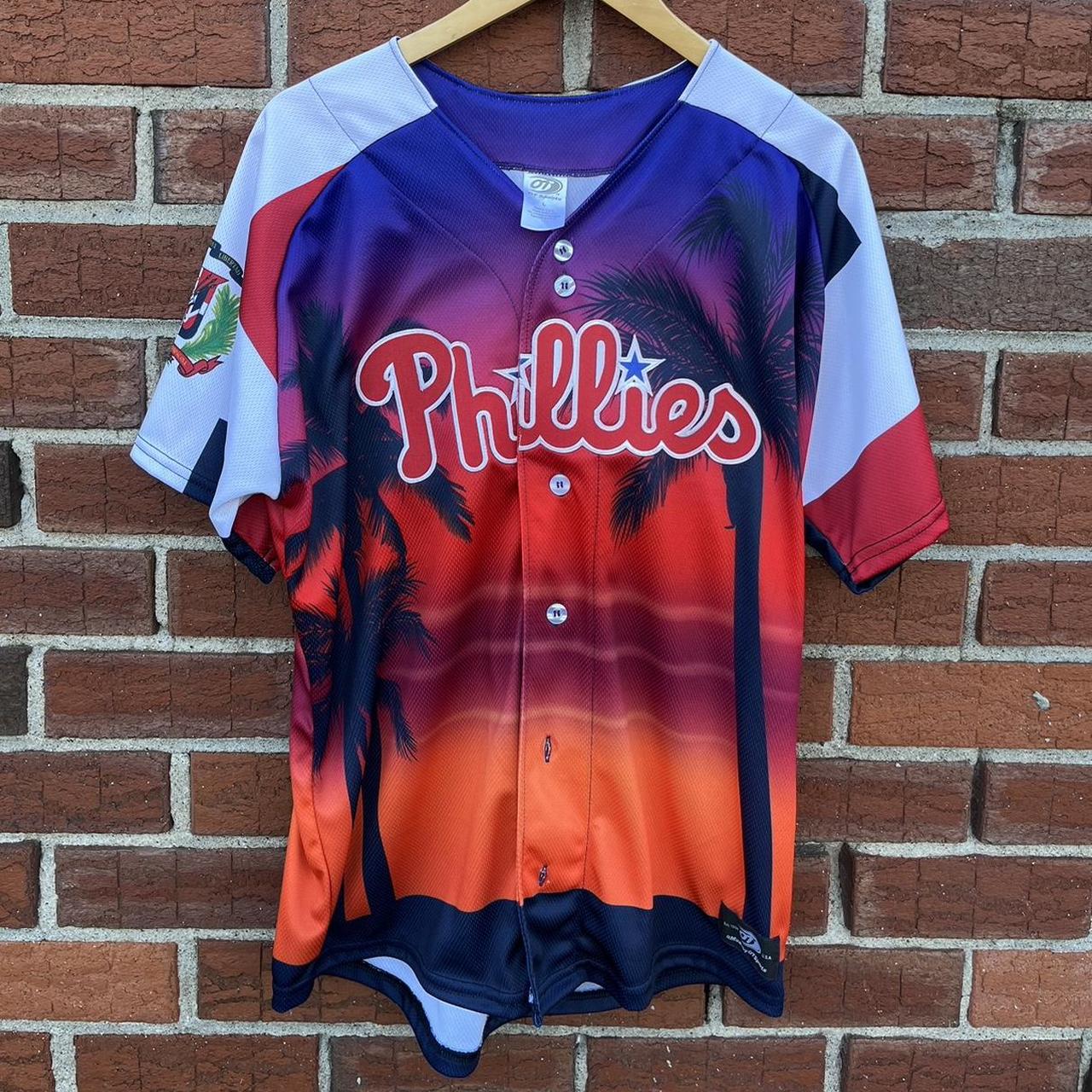 Vintage Phillies Top By Pink A little worn in the - Depop