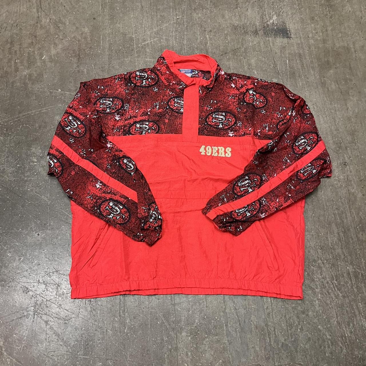 Vintage 90's San Francisco 49ers Windbreaker Jacket - Depop