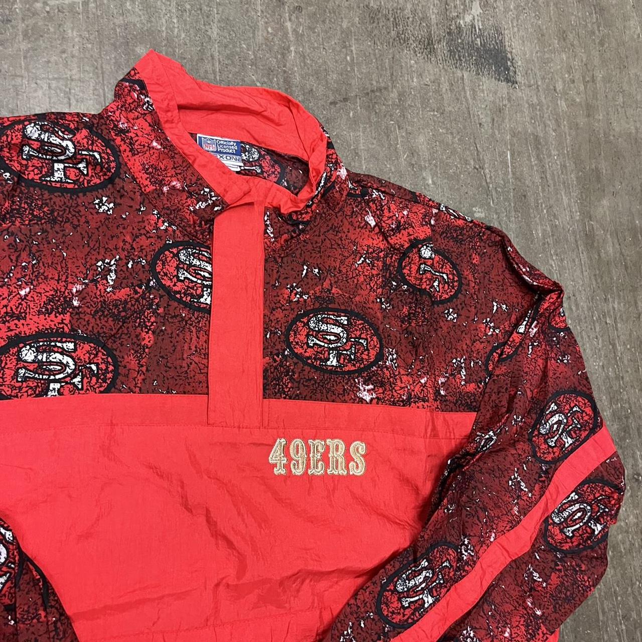 Vintage 90's San Francisco 49ers Windbreaker Jacket - Depop