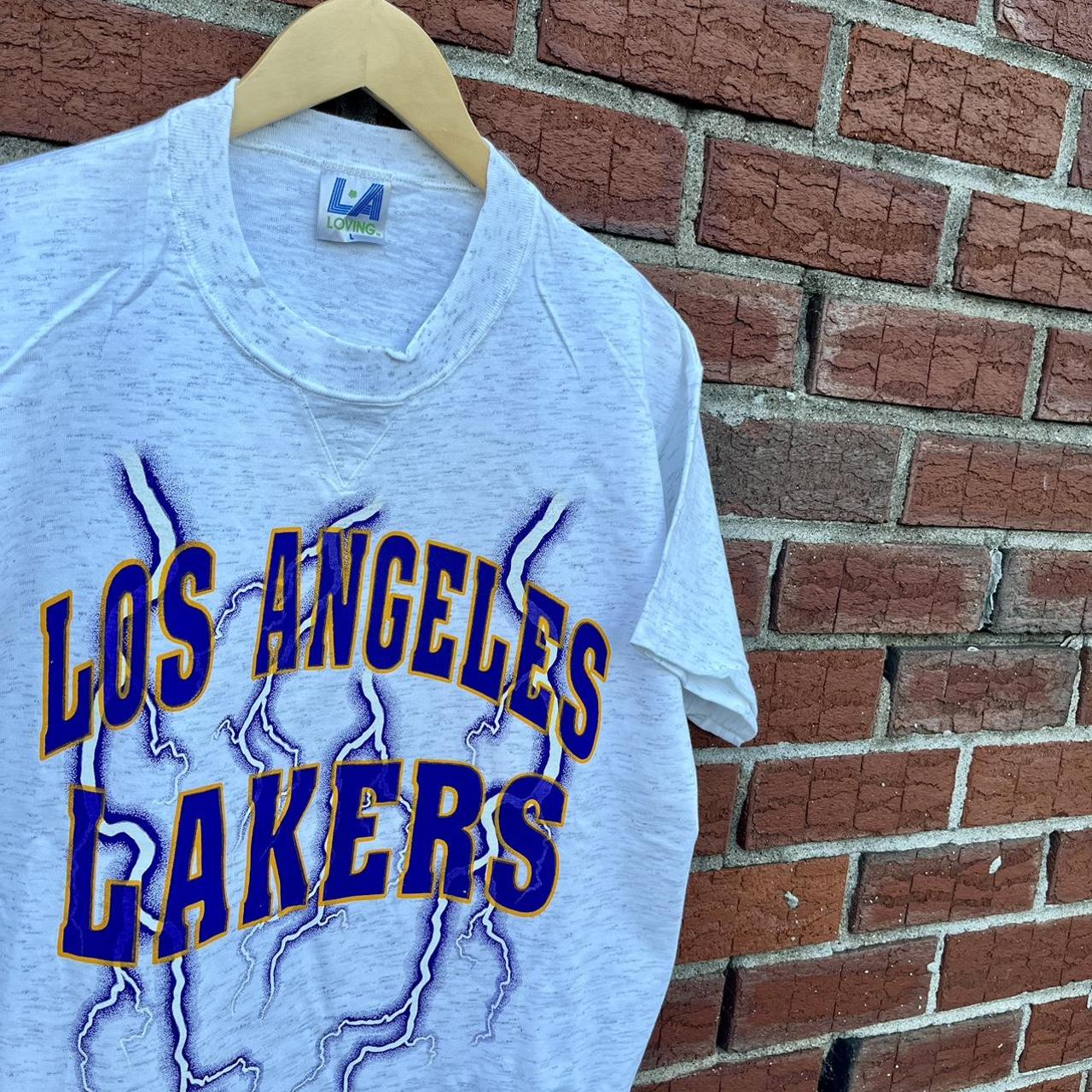 Vintage 90s Los Angeles Lakers shirt! Men's XL, True - Depop