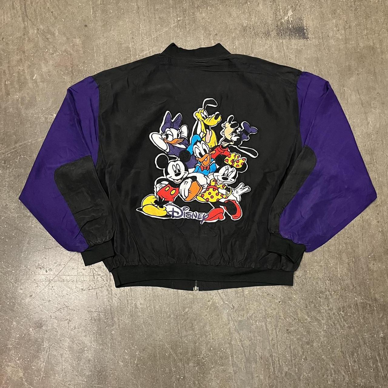 Disney Men's Black and Purple Jacket | Depop