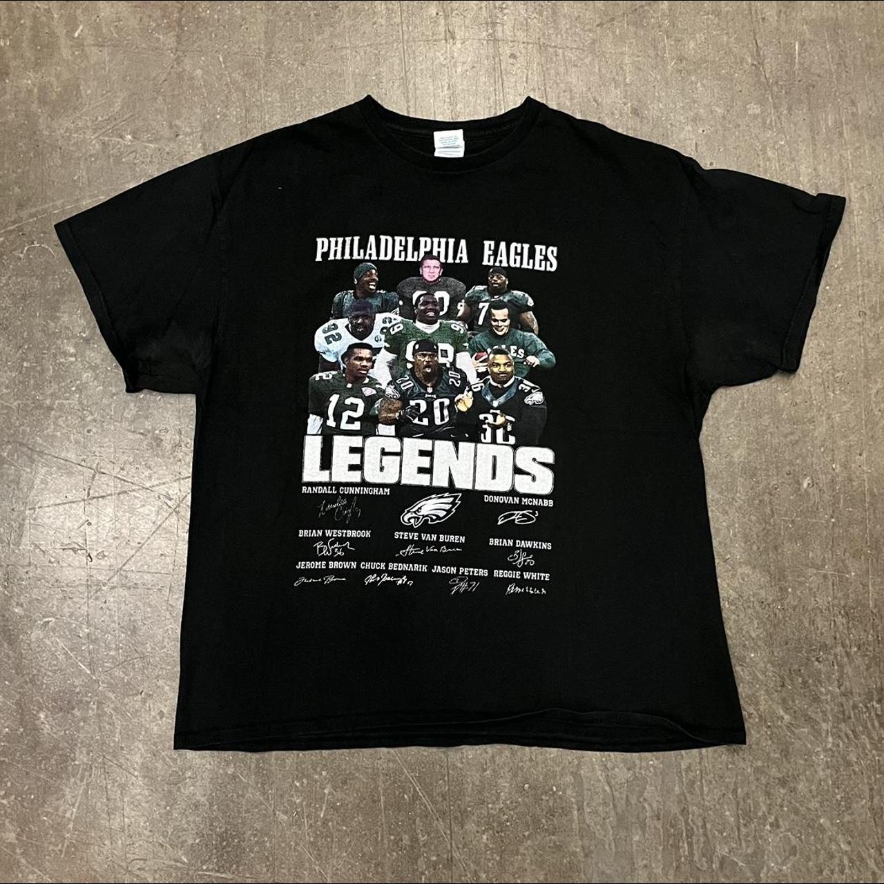 Vintage Philadelphia Eagles Shirt size XXL Sleep - Depop