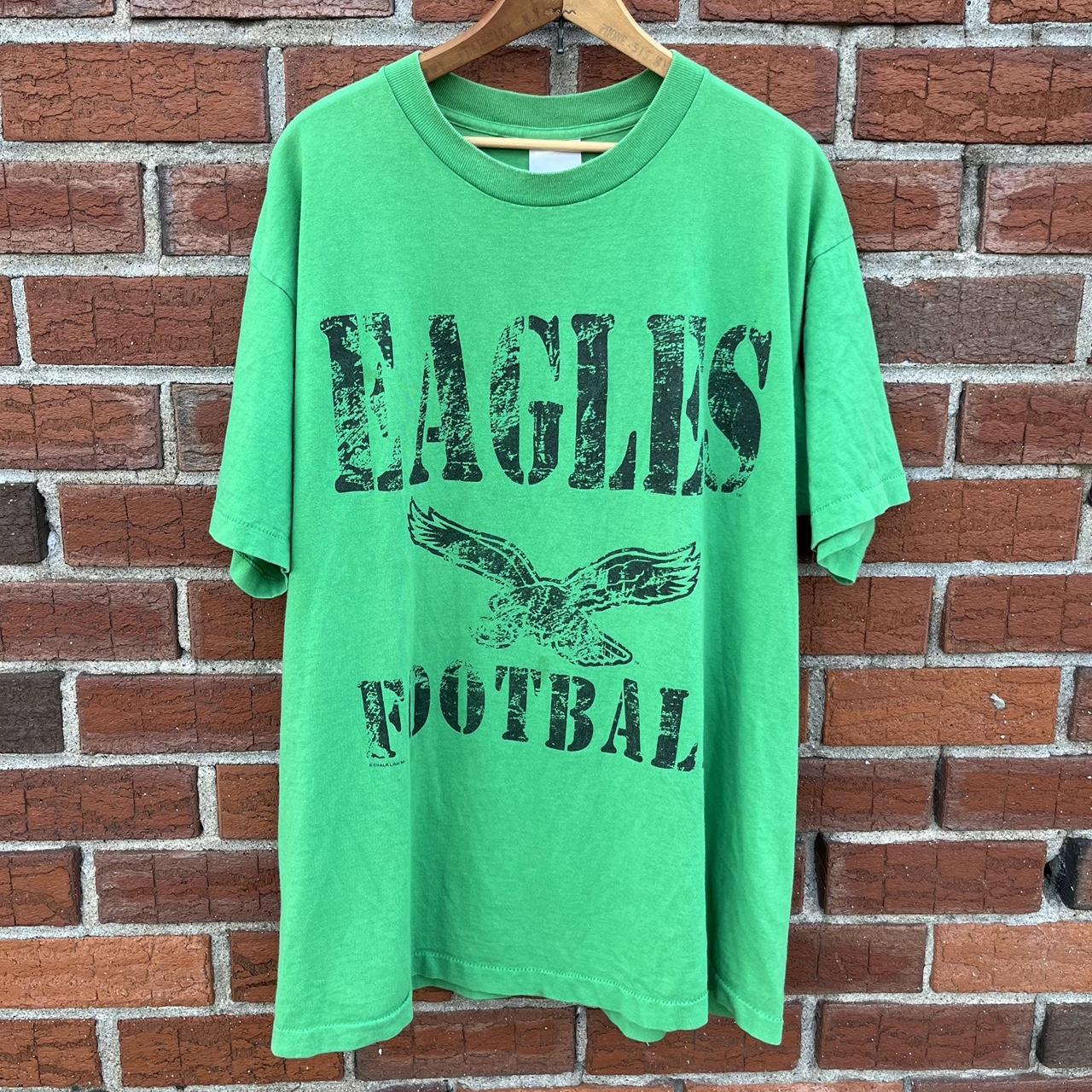 Philadelphia Eagles NFL Vintage 90's AJD Spell Out - Depop