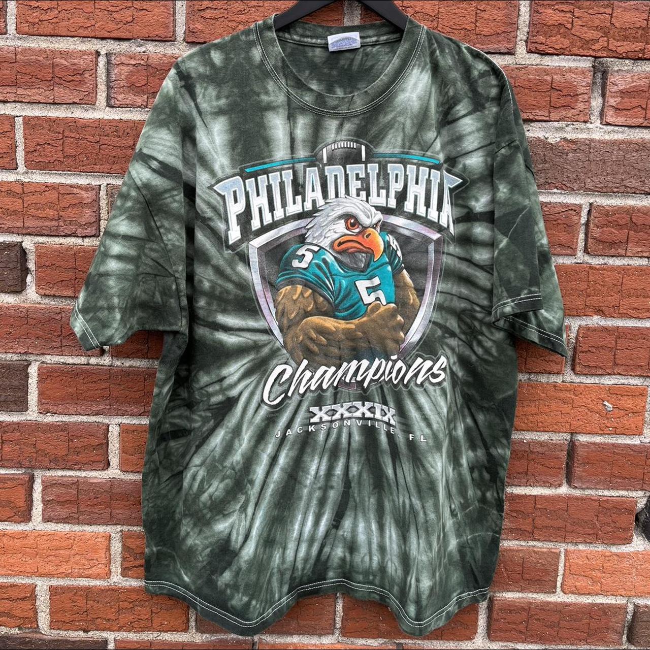 Vintage Philadelphia Eagles Shirt size XXL Sleep - Depop