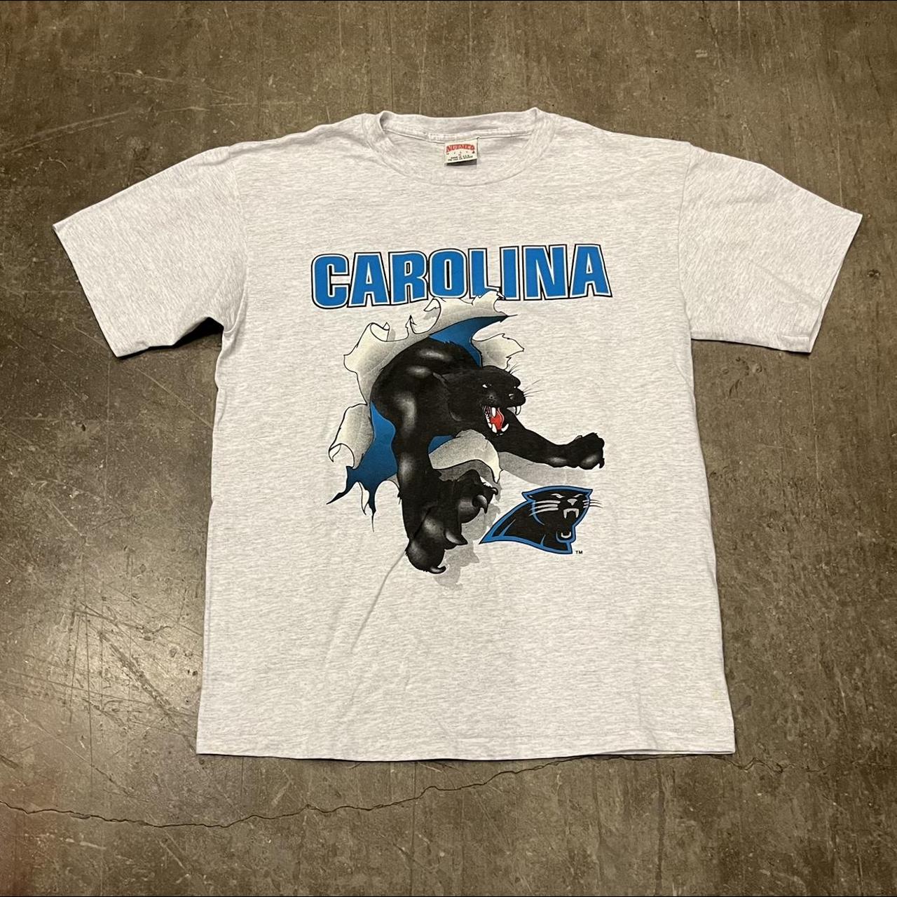 Nutmeg Mills Carolina Panthers NFL 90s Vintage - Depop  Carolina  panthers shirt, Vintage sportswear, Vintage shirts