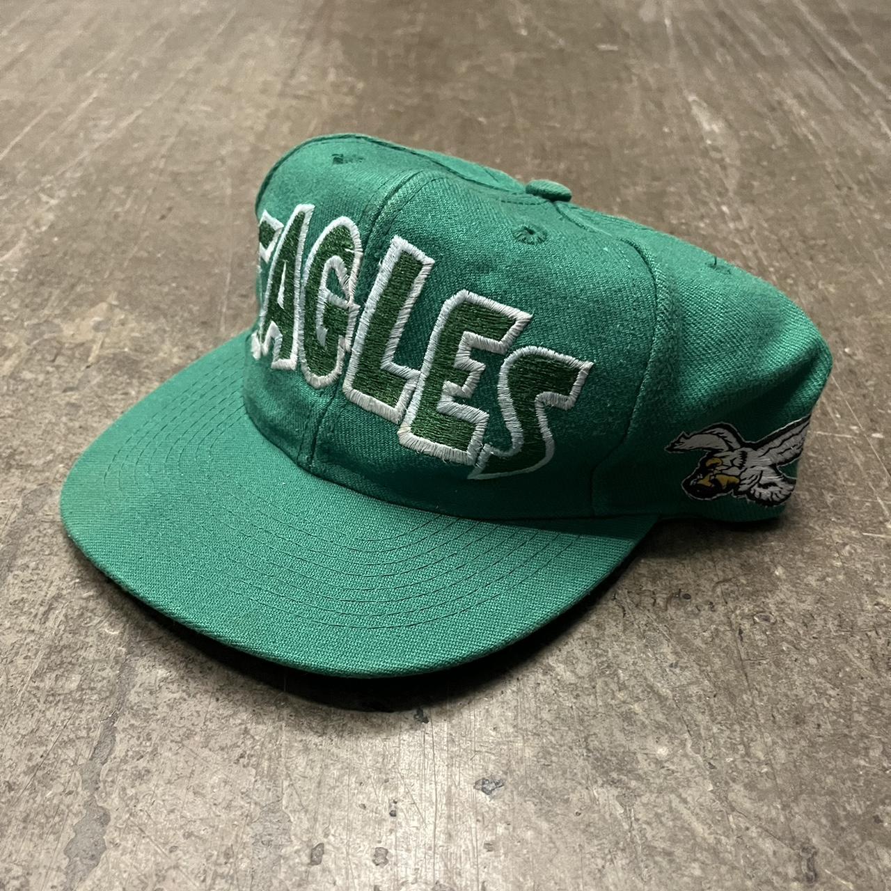 Philadelphia Eagles Fundamental Vintage Trucker Snapback Hat - Kelly  Green/White