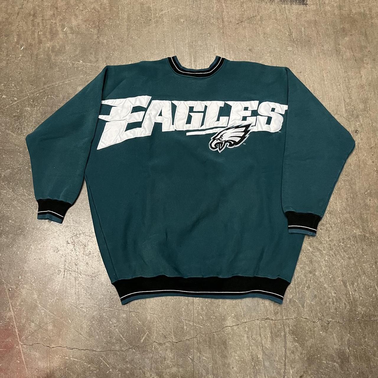 Vintage 1998 Philadelphia Eagles Crewneck Sweater - Depop