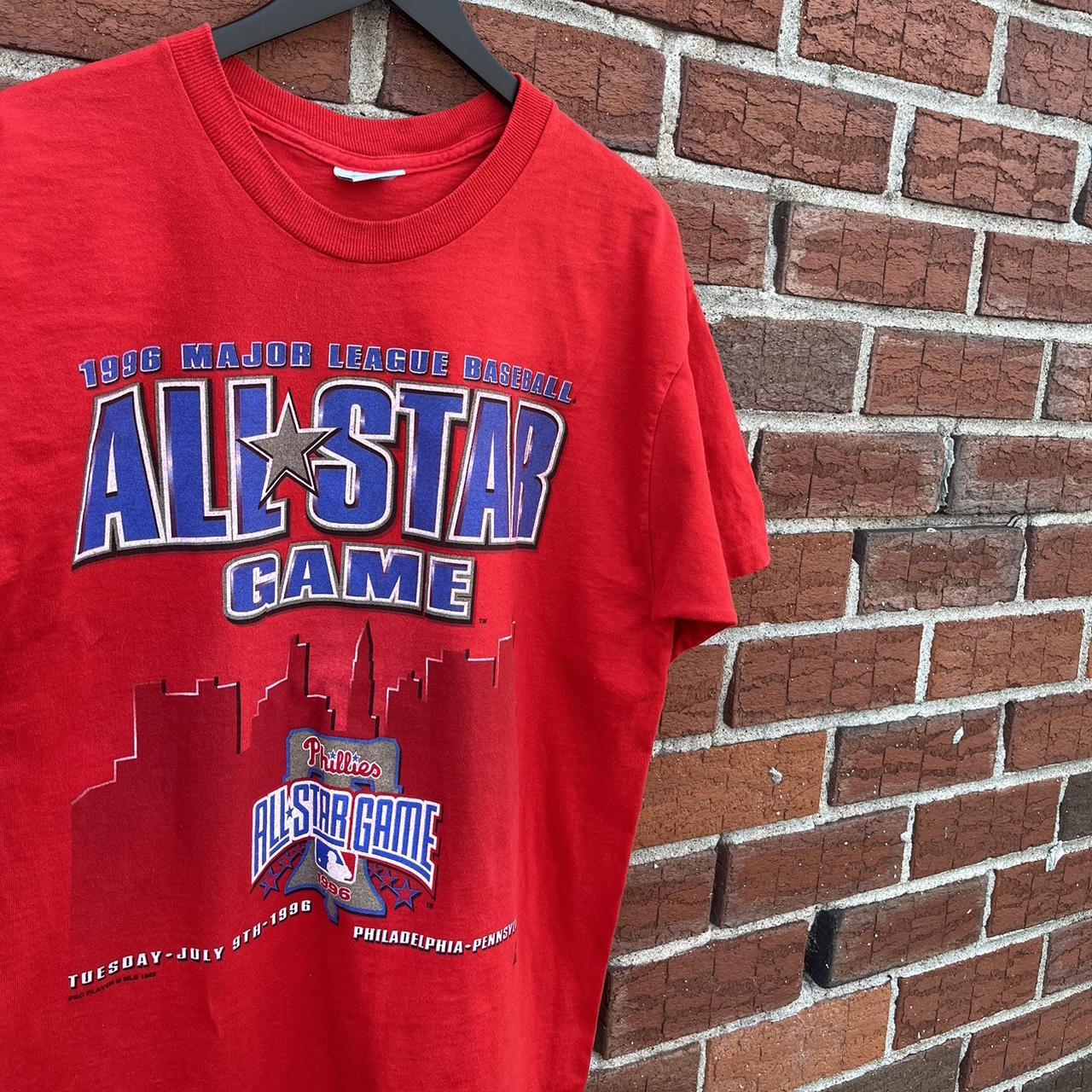 Phillies 1996 Major League Baseball All-Star Game logo shirt