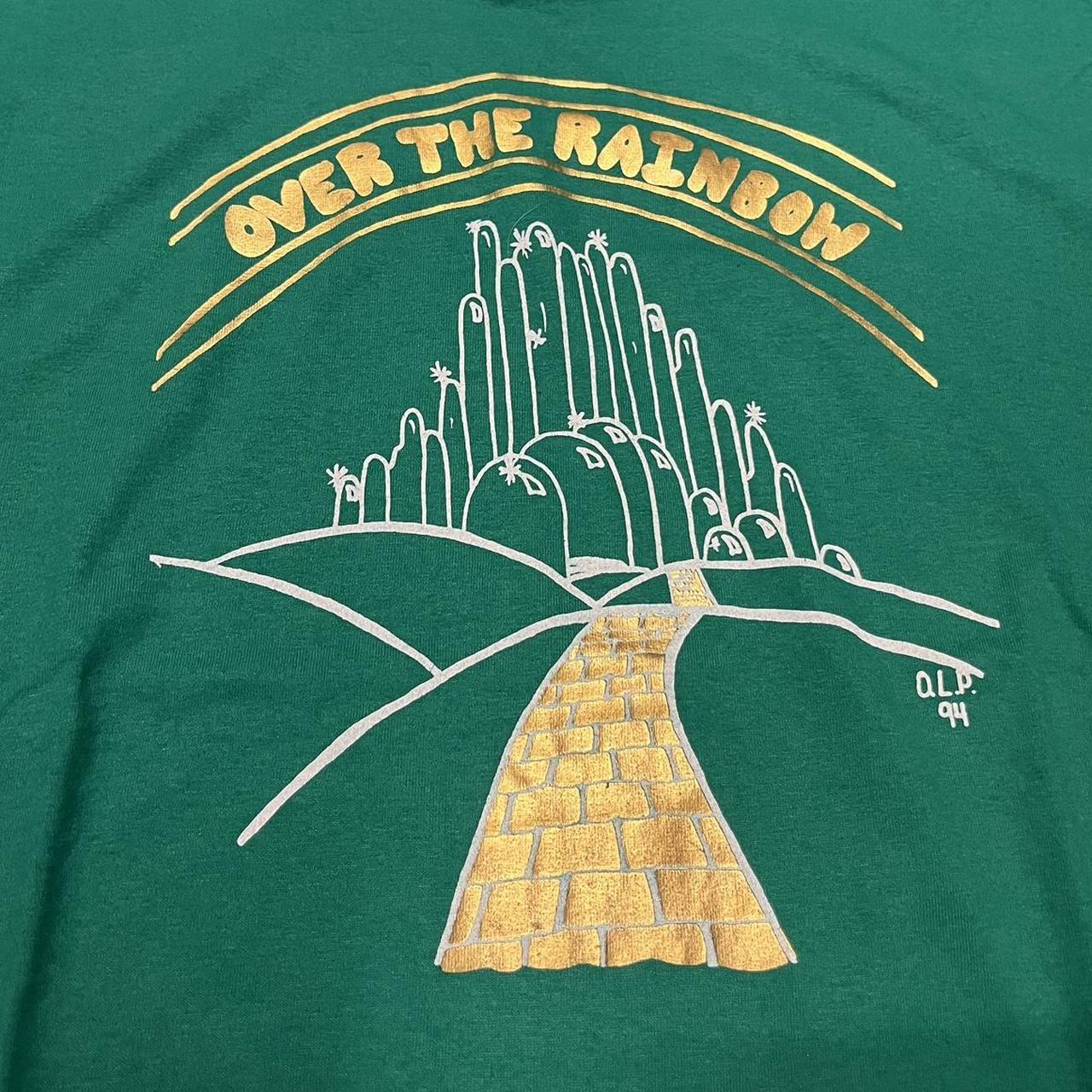 Vintage Wizard of Oz Shirt size Large 1990s Yellow... - Depop