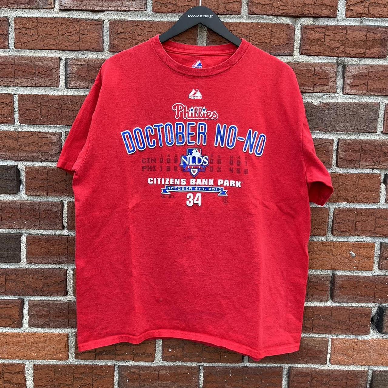 ROY HALLADAY PHILADELPHIA PHILLIES 2010'S MAJESTIC T-SHIRT ADULT