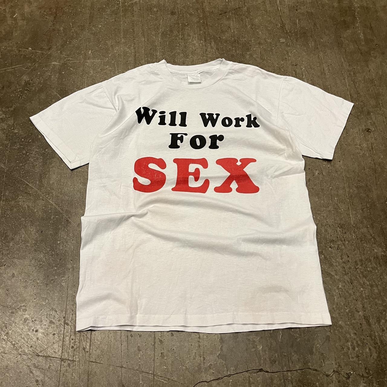 Vintage 1990s Adult Humor Parody Shirt Shows... - Depop