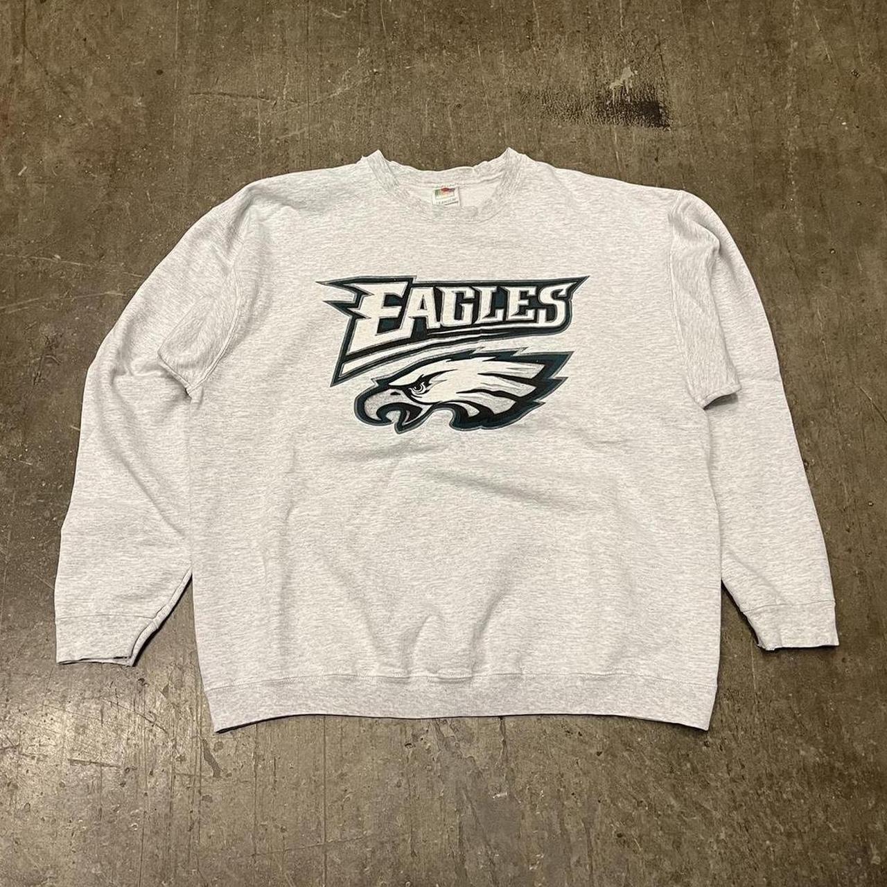 Vintage 90s Philadelphia hot Eagles NFL Sports Wear Fruit of the Loom Crewneck