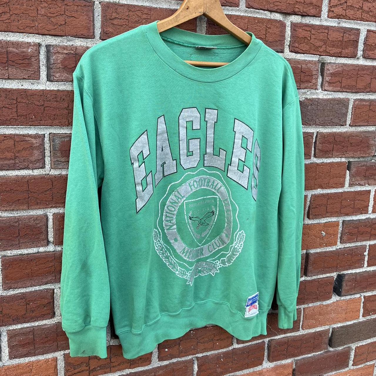 Vintage store 90s Nutmeg Mills USA Philadelphia Eagles NFL Sweatshirt