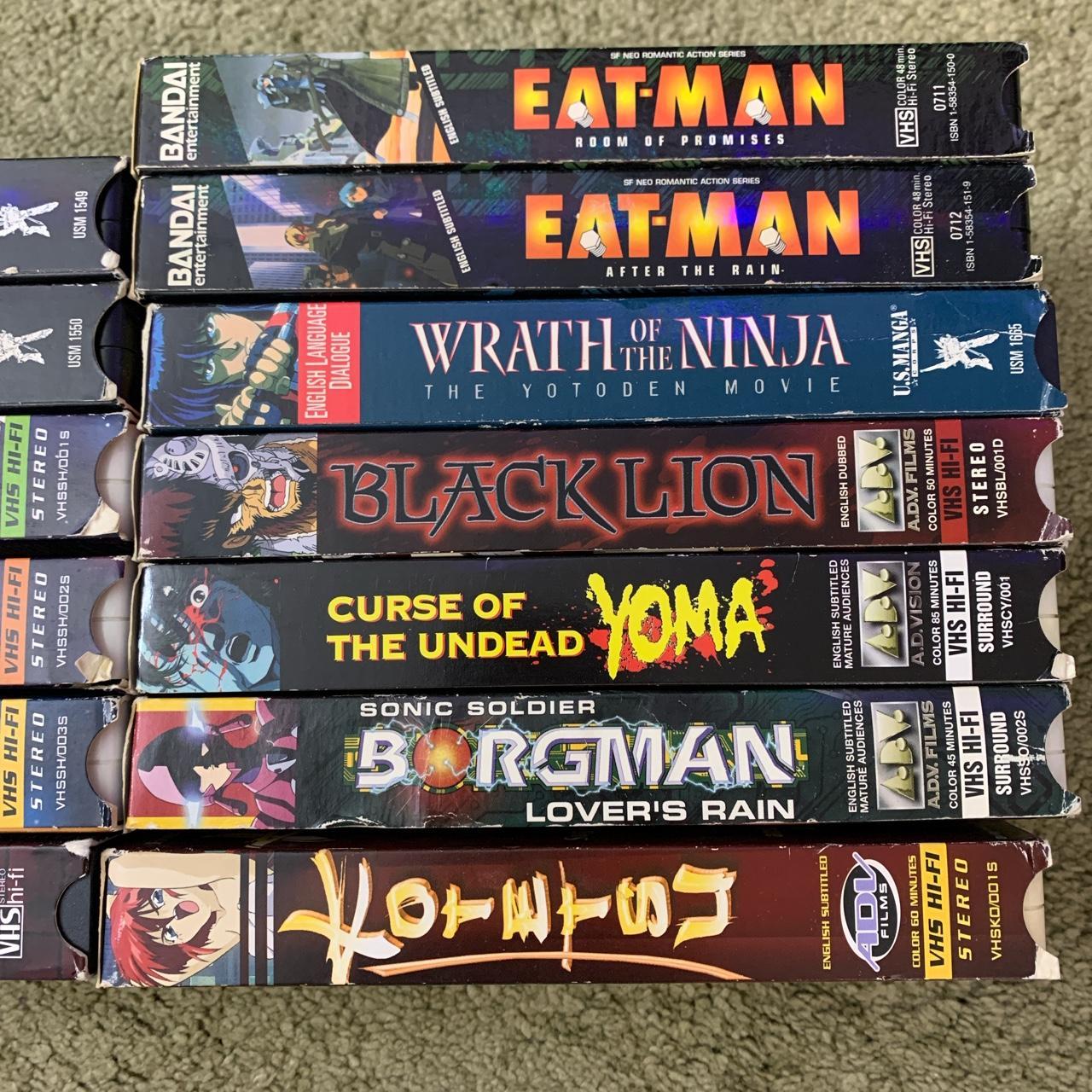 Anime vhs haul 1980's-90's 19 VHS' Mobile Suit | Depop