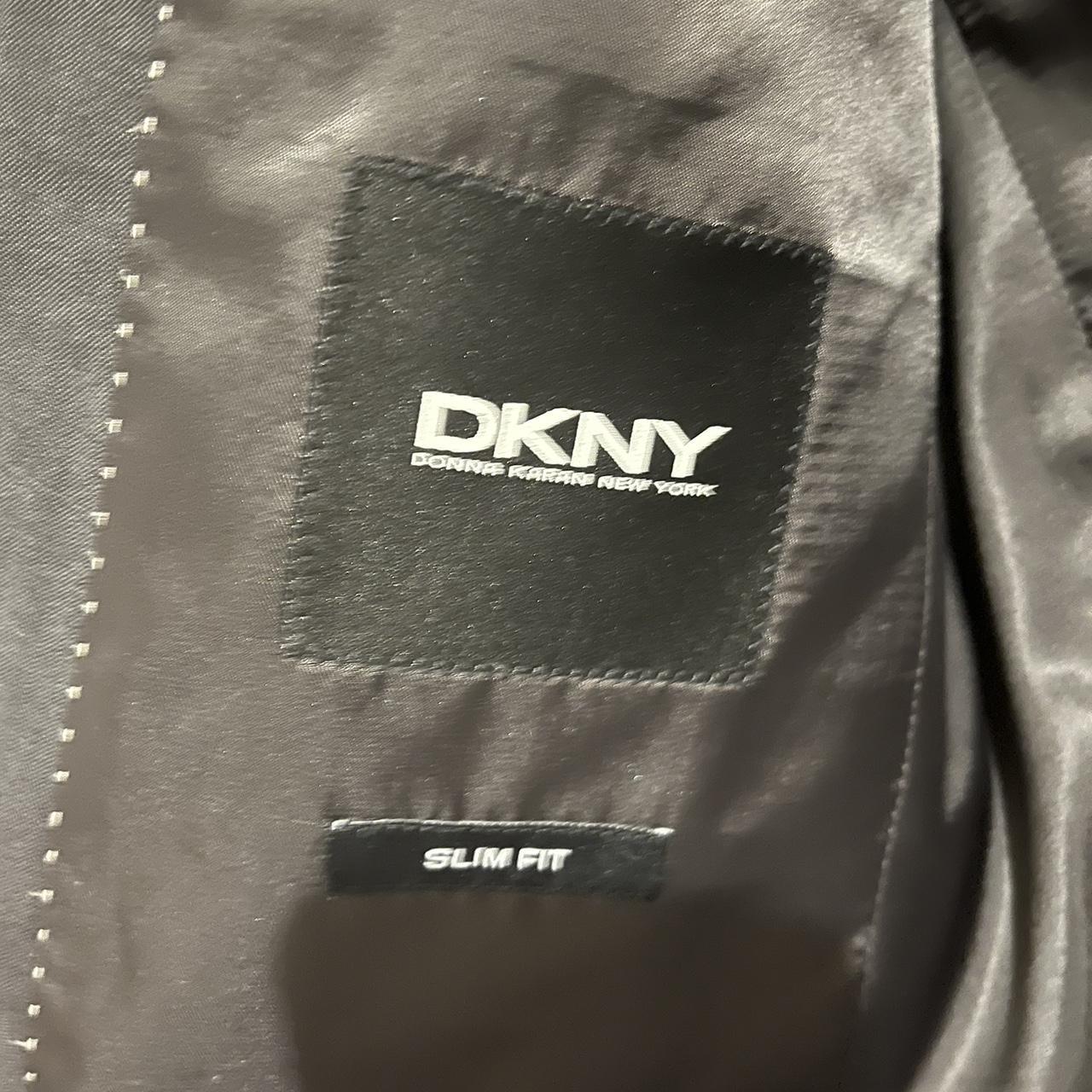 DKNY Men's Grey Jacket Depop