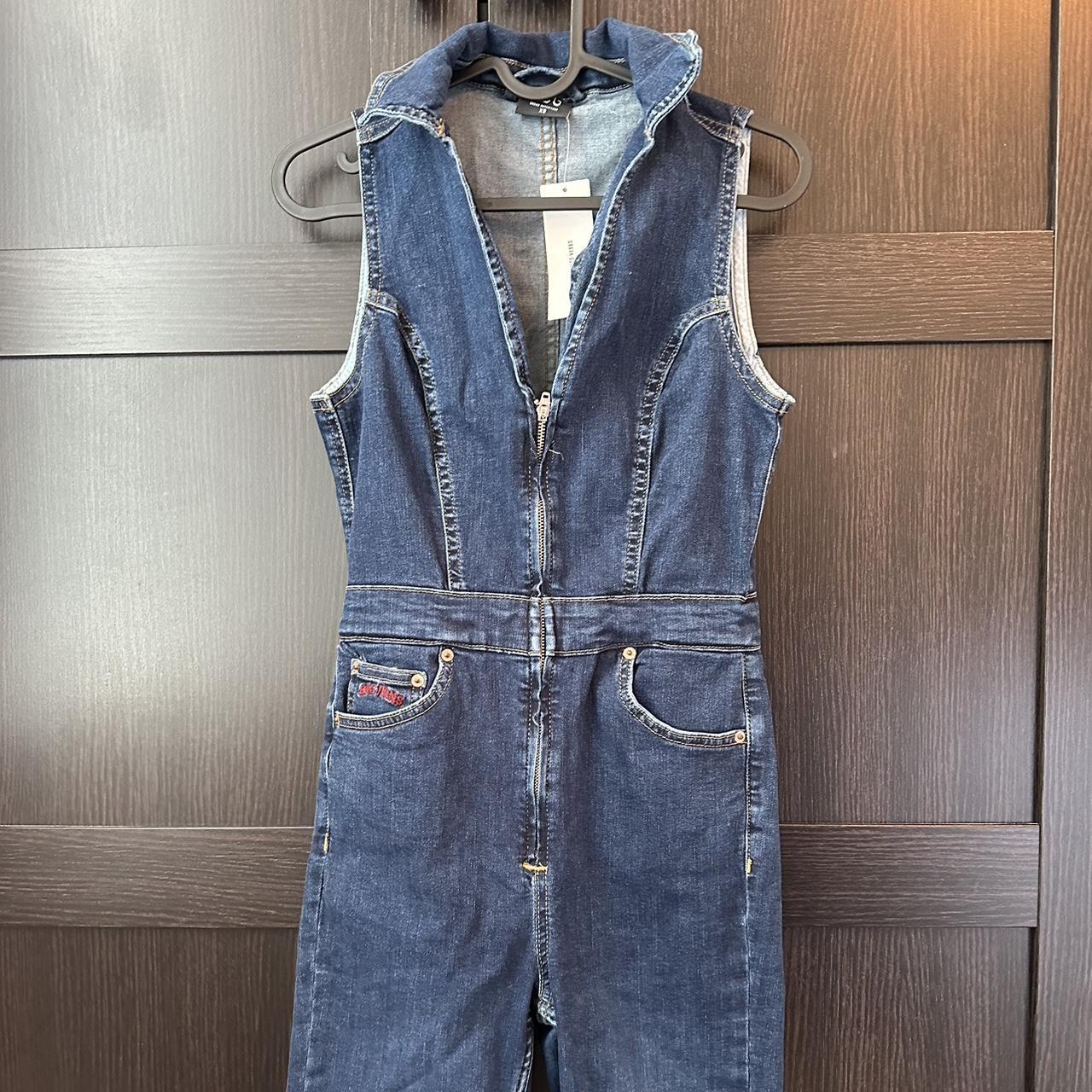 Urban Outfitters denim jumpsuit This denim jumpsuit... Depop