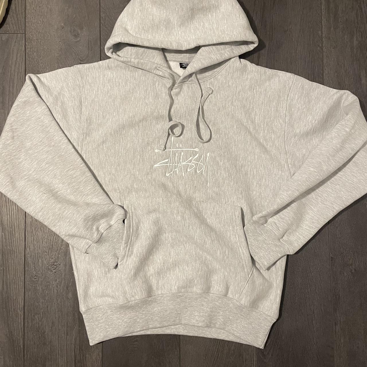 Stussy Grey Hoodie Size S fits tts Like new... Depop