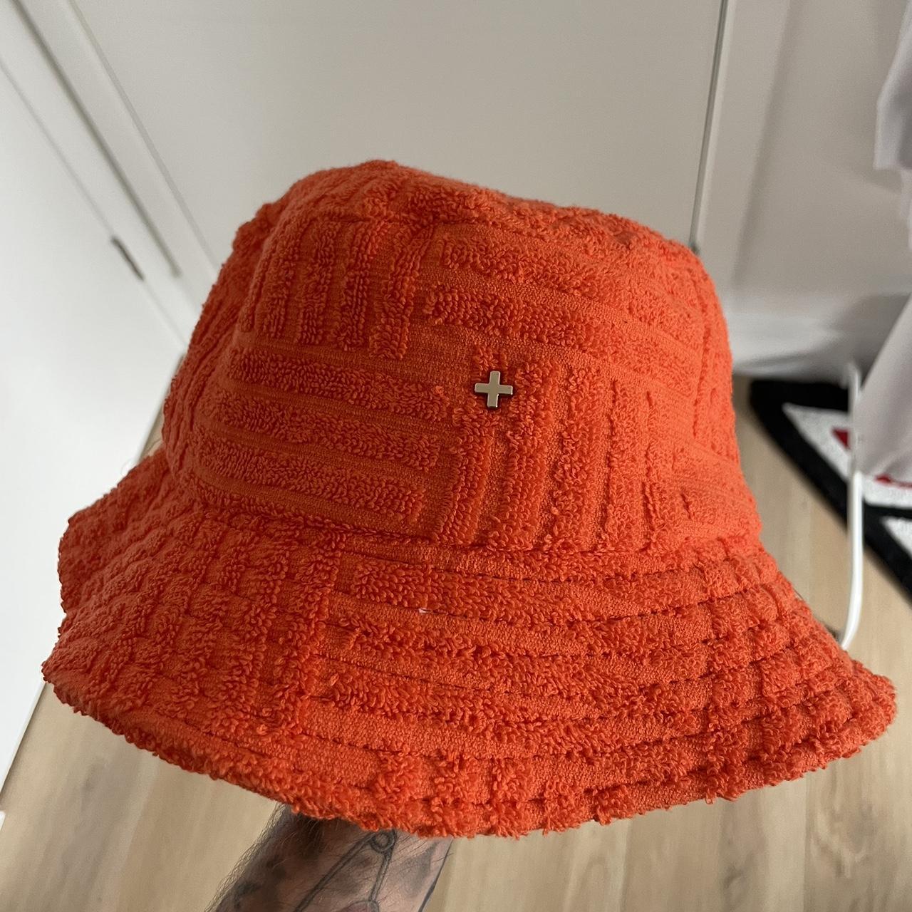 Orange bucket hat. Brand new, only tried on. Perfect... Depop