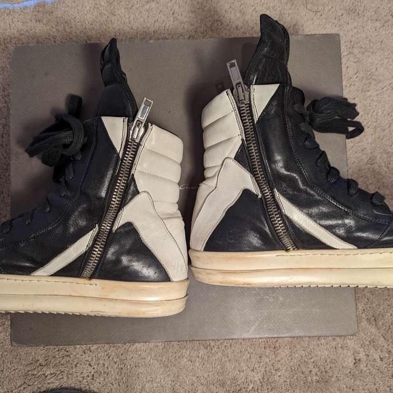 RICK OWENS GEOBASKET size 42 or a 9 us COMES WITH... - Depop