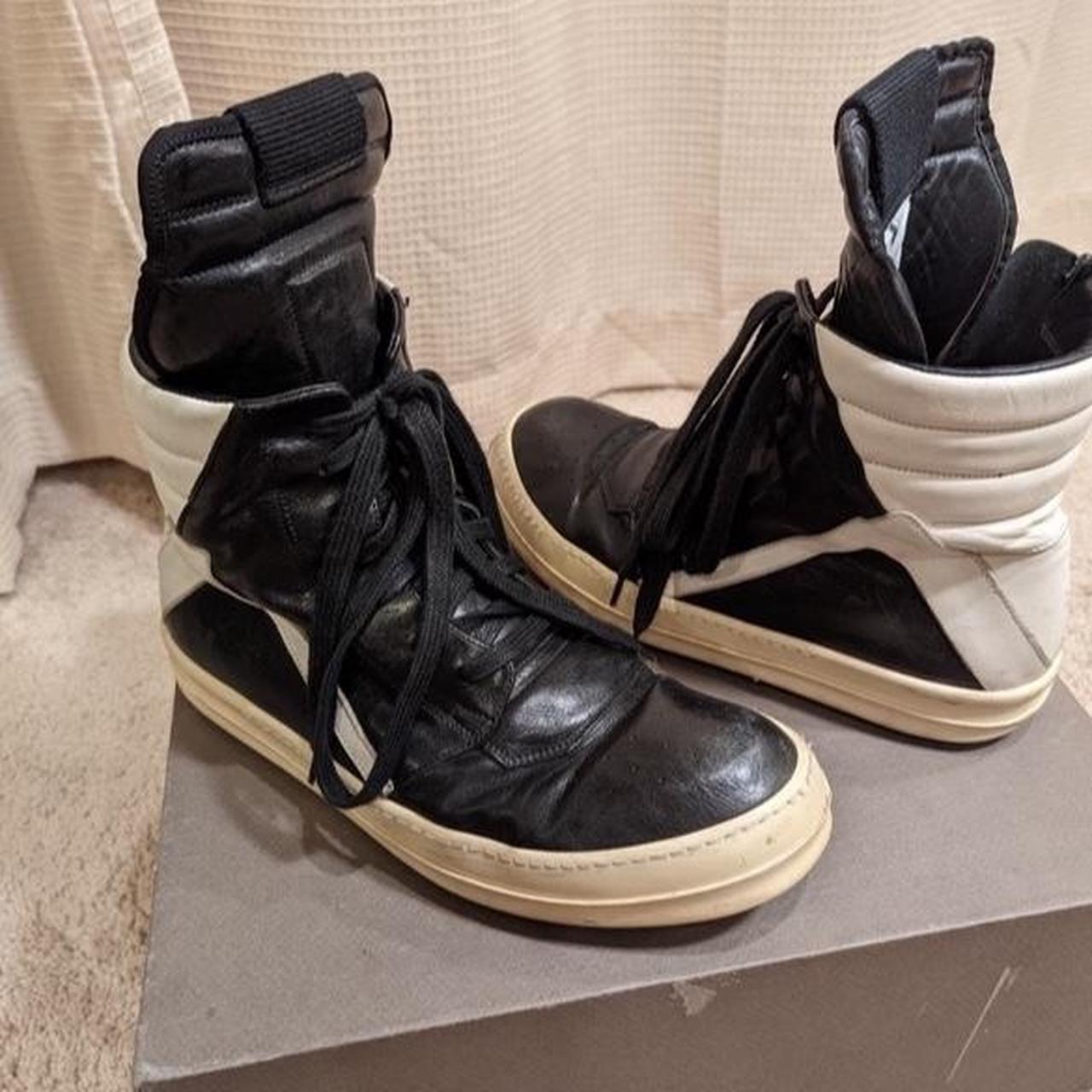 RICK OWENS GEOBASKET size 42 or a 9 us COMES WITH | Depop