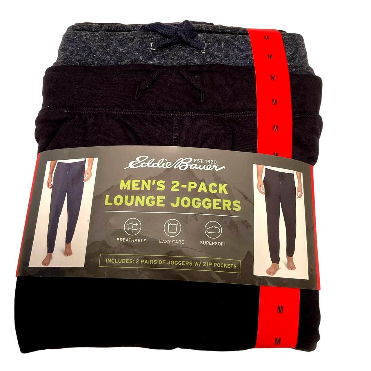 NEW Men s Eddie Bauer 2-Pack Lounge Jogger Pants Soft