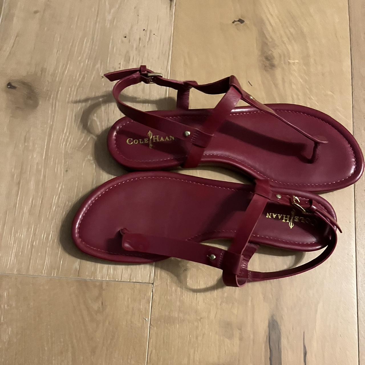 Cole haan red online sandals