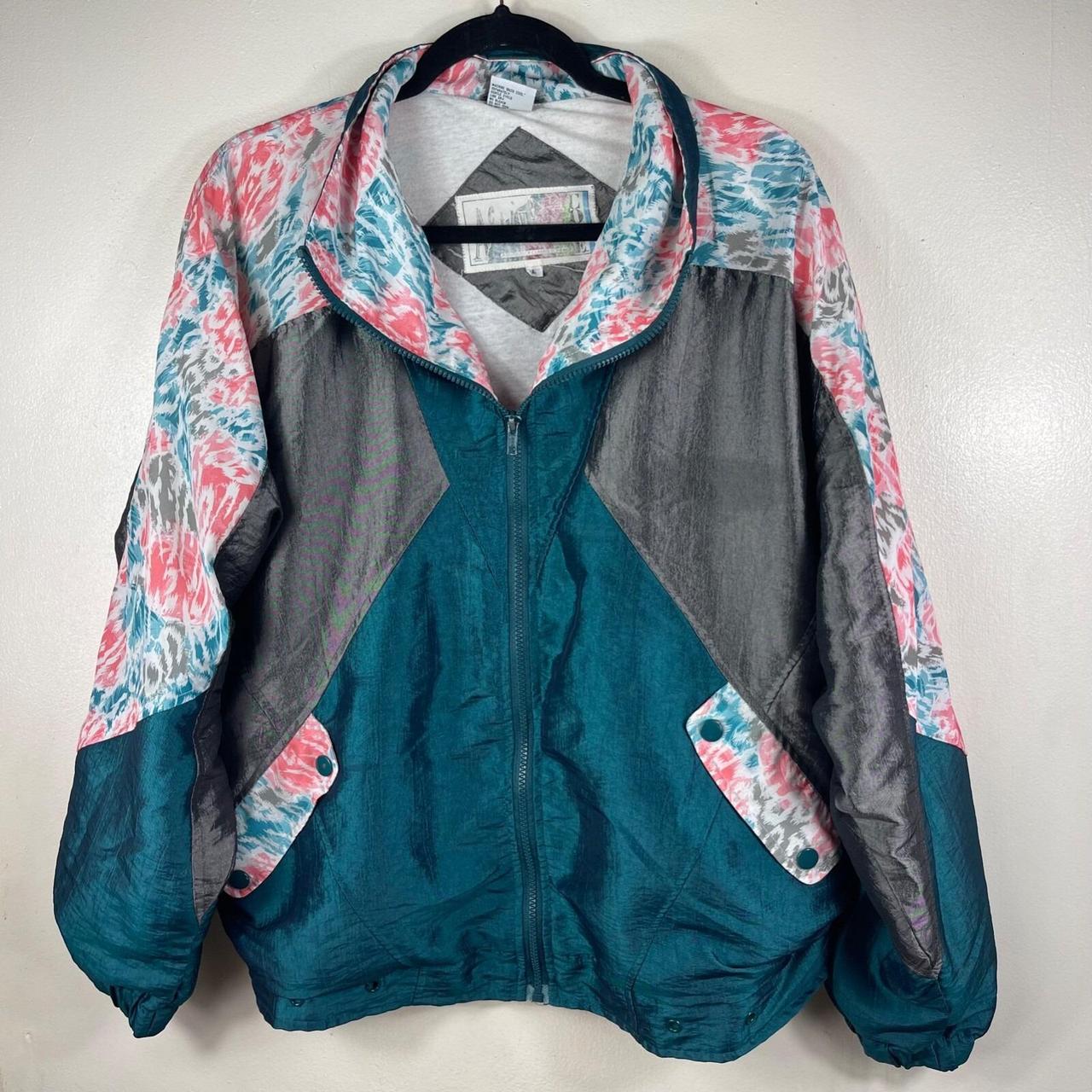 Women's Jacket - Multi - L – VTG 80s Active Code … - image 1