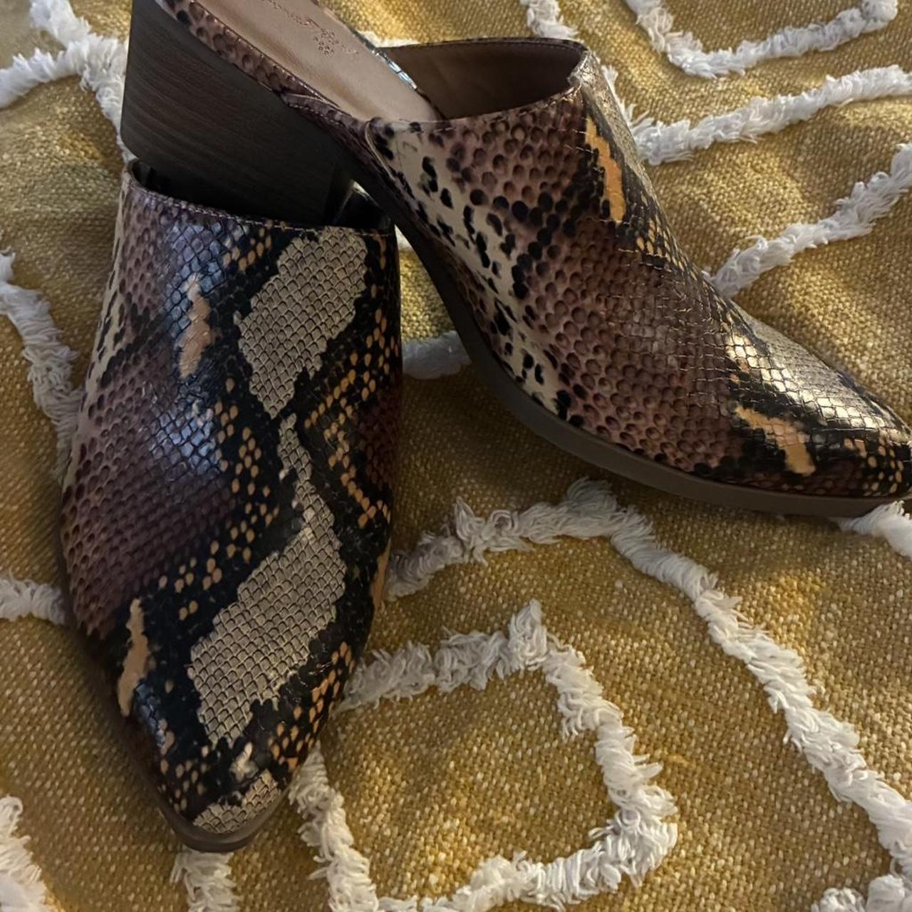 Universal Thread Women's Mules - Brown/Multi - US… - image 1