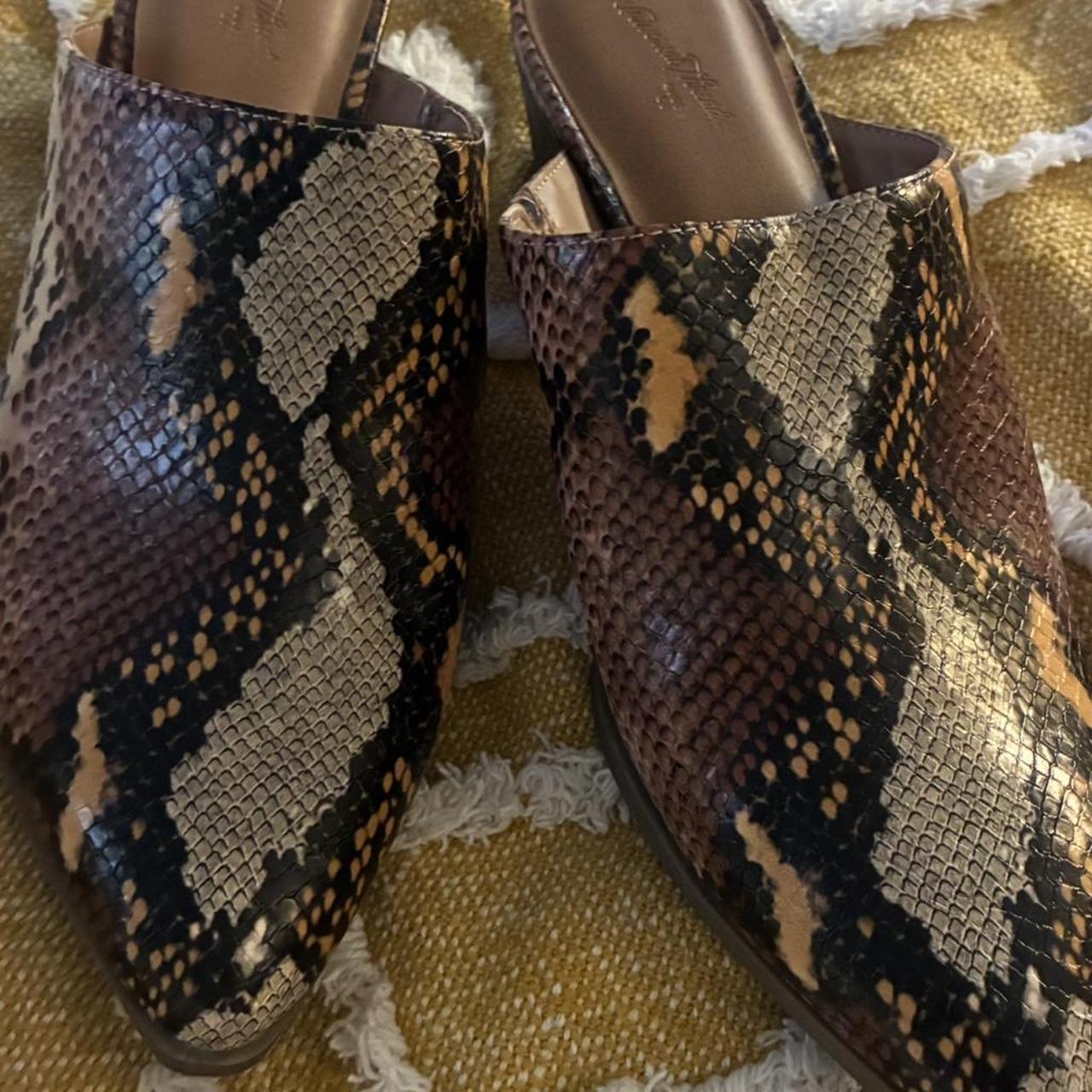 Universal Thread Women's Mules - Brown/Multi - US… - image 2