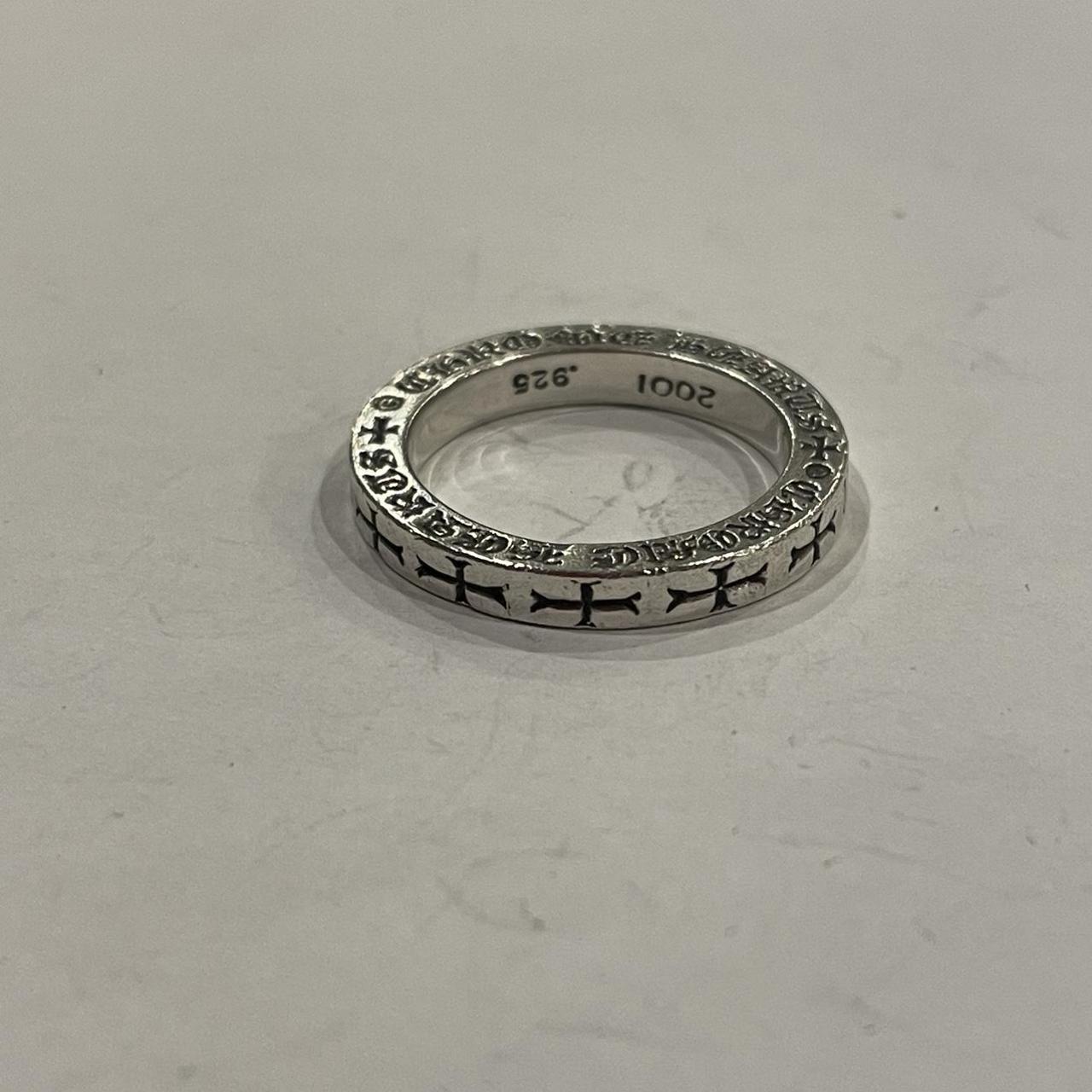 RARE Chrome Hearts FUCK YOU Spacer Ring 3mm Size 7.5... - Depop