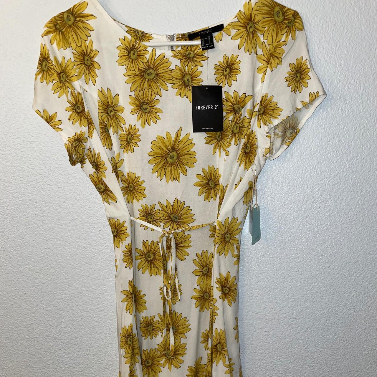 Forever 21 Sunflower Dress Medium Depop