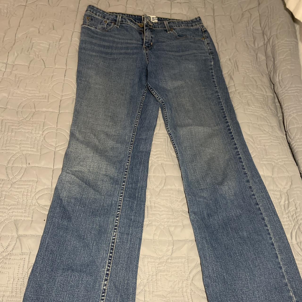 vintage y2k Levi’s mid rise bootcut jeans with... - Depop