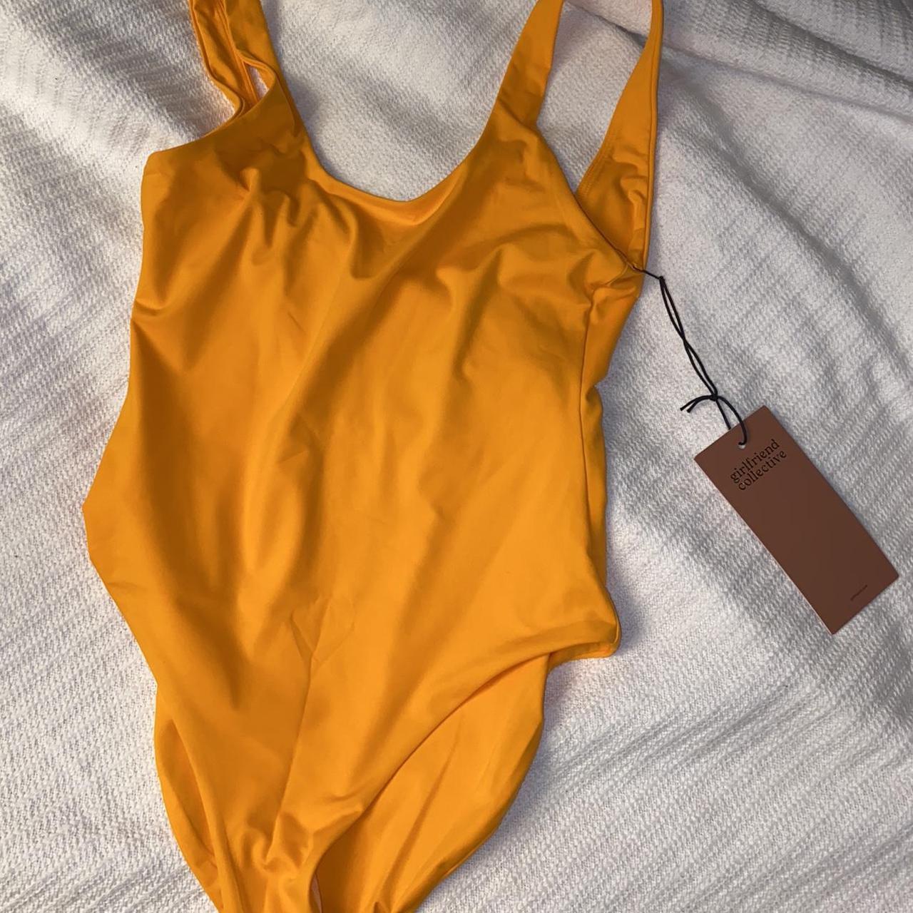 Girlfriend Collective Women's Orange Swimsuit-one-piece