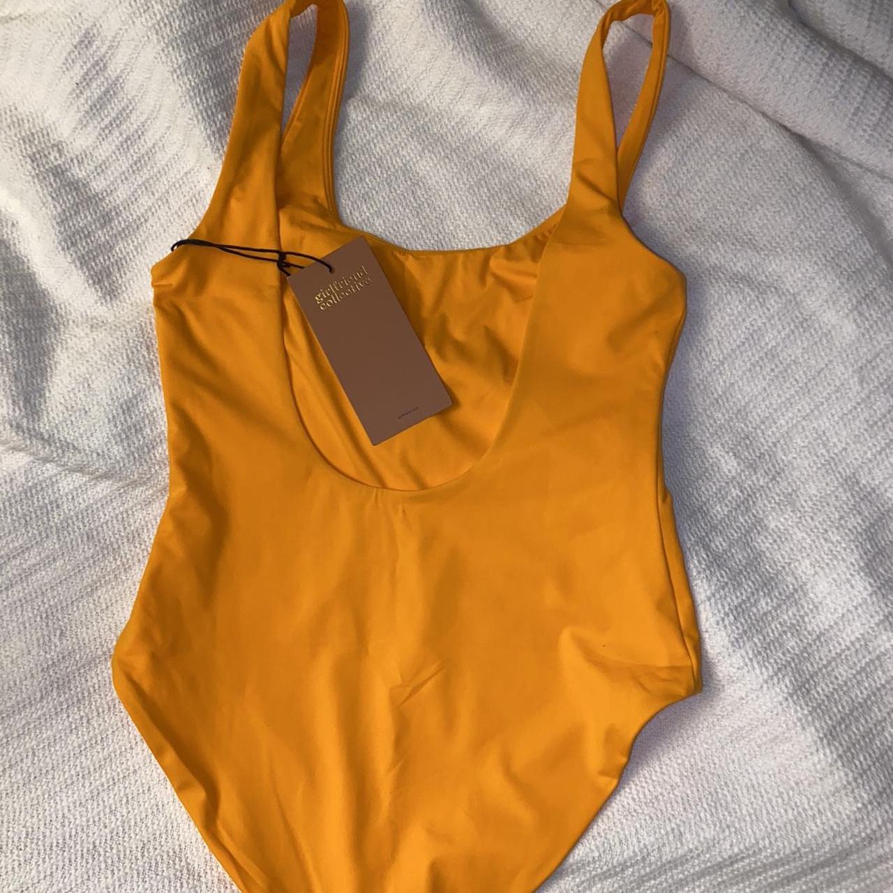 Girlfriend Collective Women's Orange Swimsuit-one-piece (2)