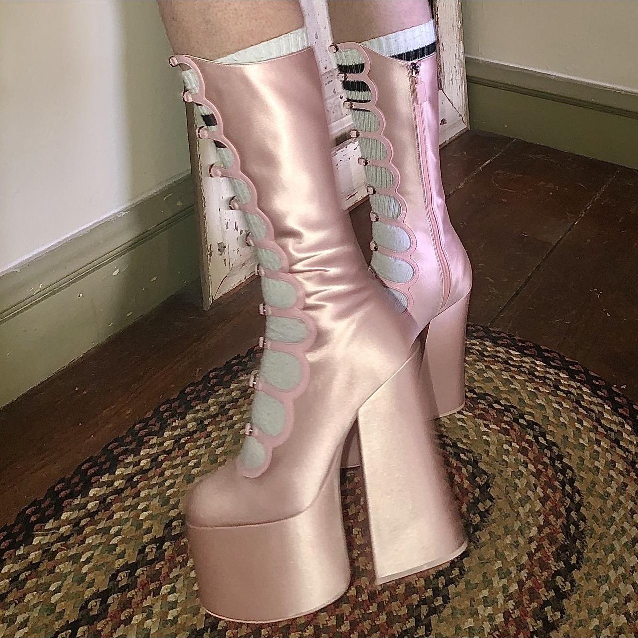 Satin Kiki Boot